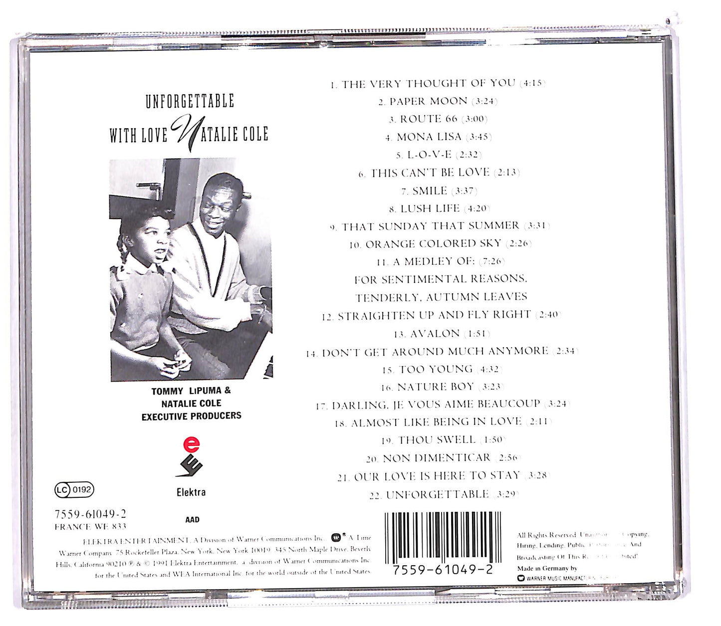 EBOND Natalie Cole - Unforgettable With Love CD CD103348