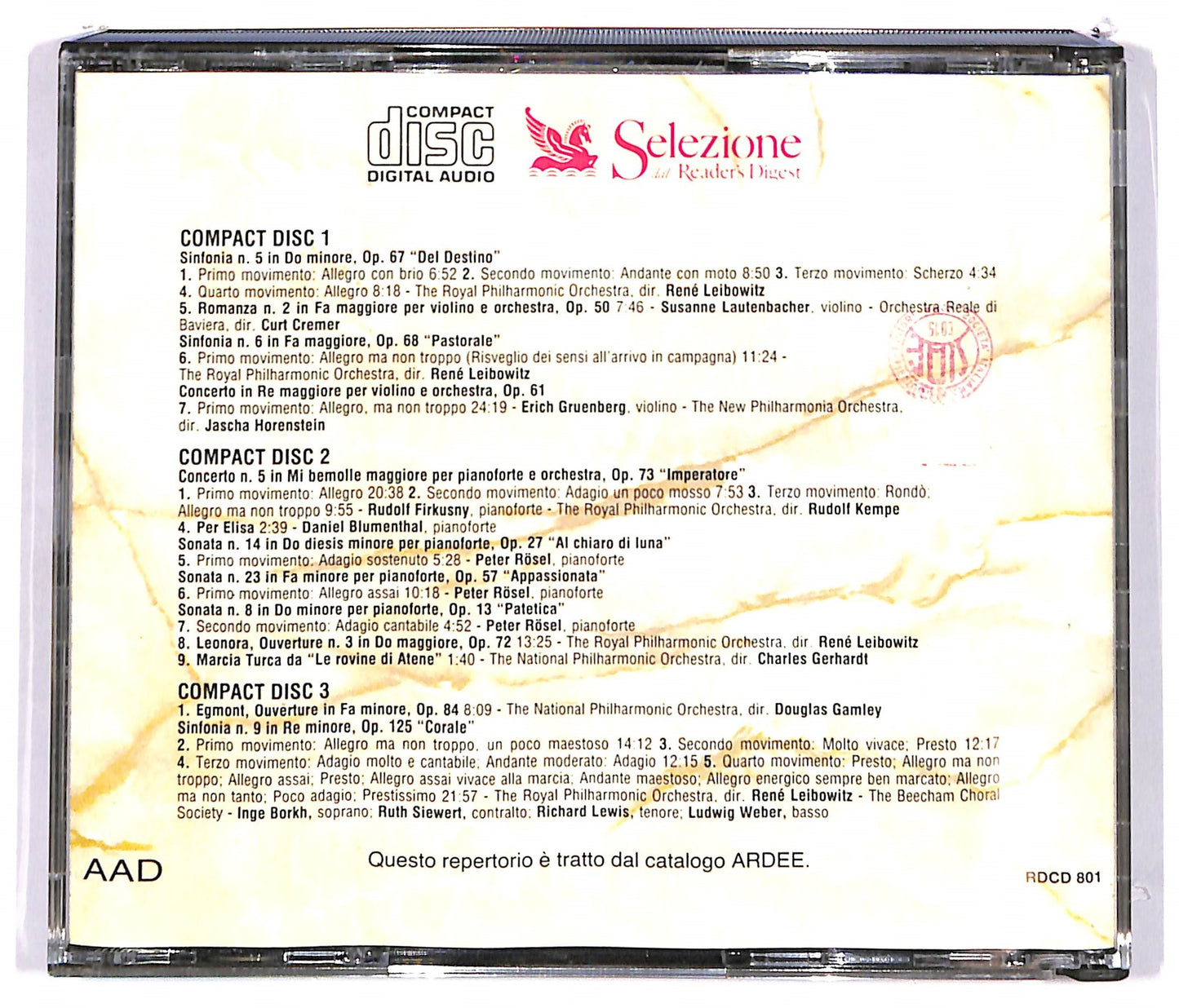 EBOND Various - Ludwig Van Beethoven Box ( 3 dischi) CD CD103354