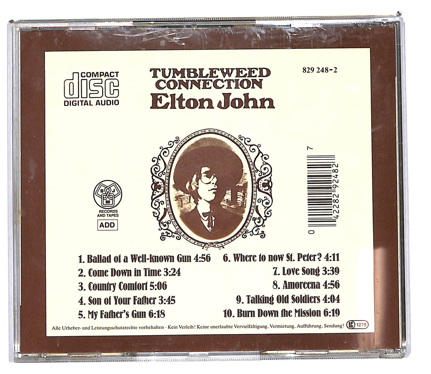 EBOND Elton John - Tumbleweed Connection CD CD103401