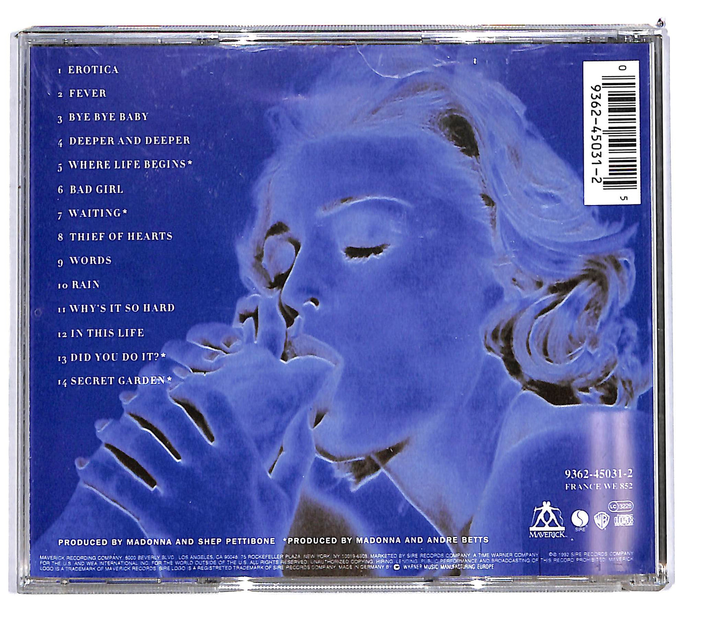 EBOND Madonna - Erotica CD CD103402