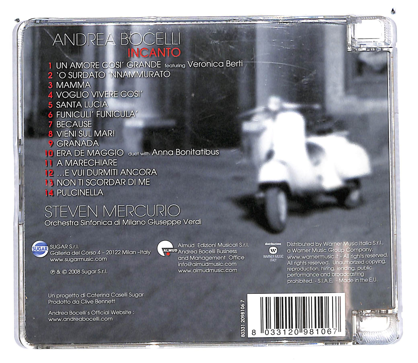 EBOND Andrea Bocelli - Incanto SJB (custodia rotta) CD CD103437