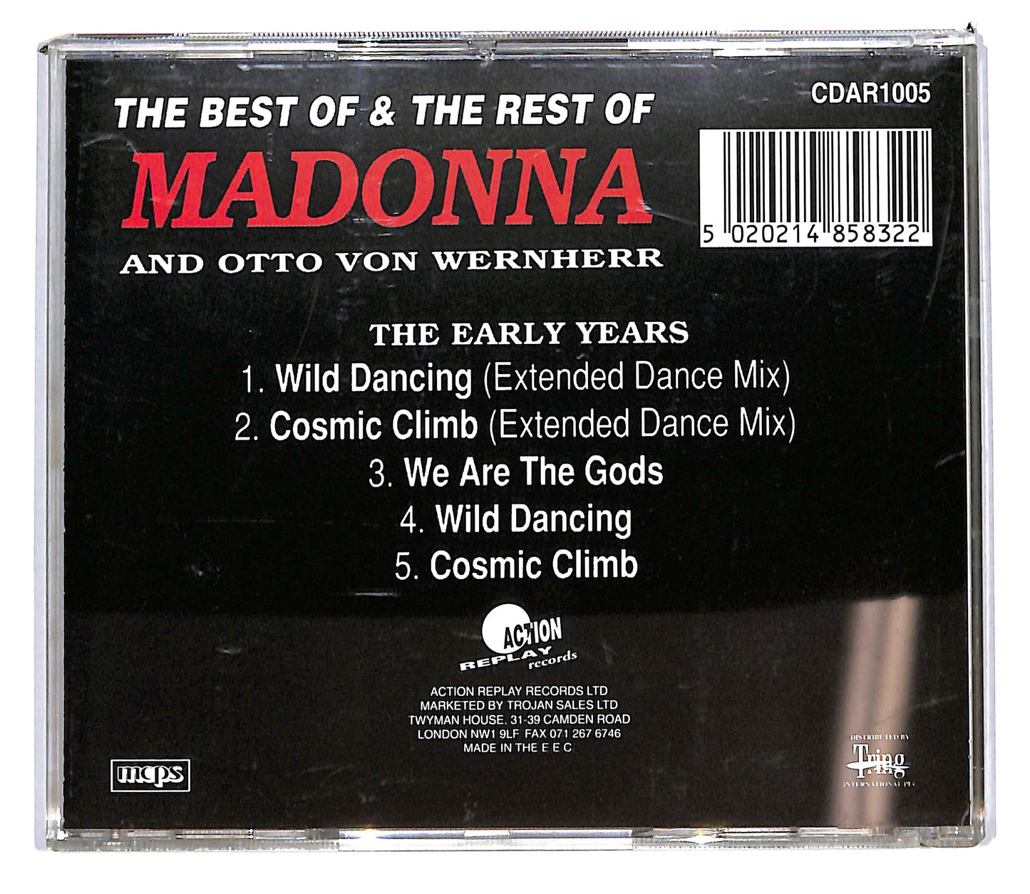 EBOND Madonna & Otto Von Wernherr - The Best Of & The Rest Of CD CD103441