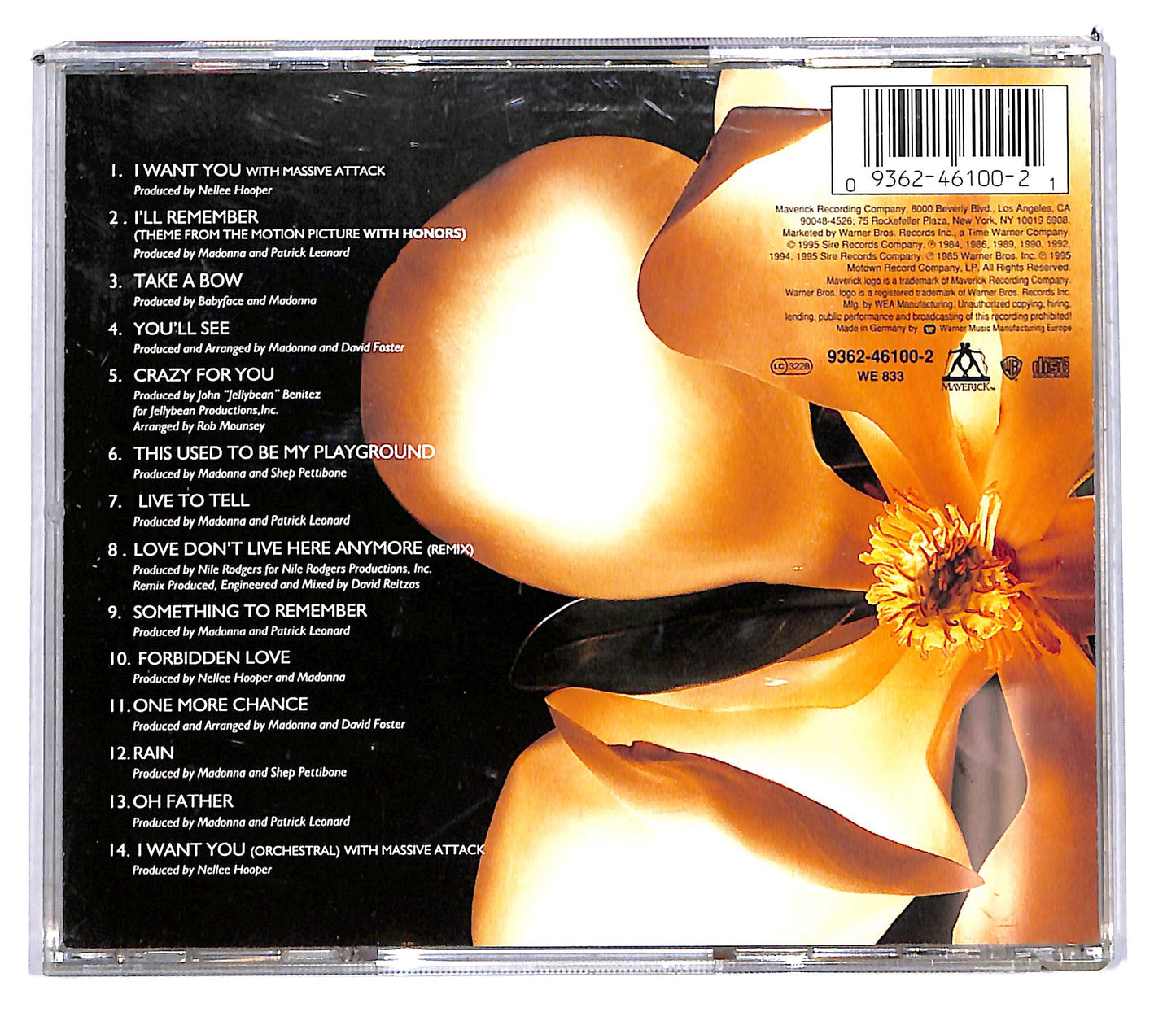 EBOND Madonna - Something To Remember CD CD103455