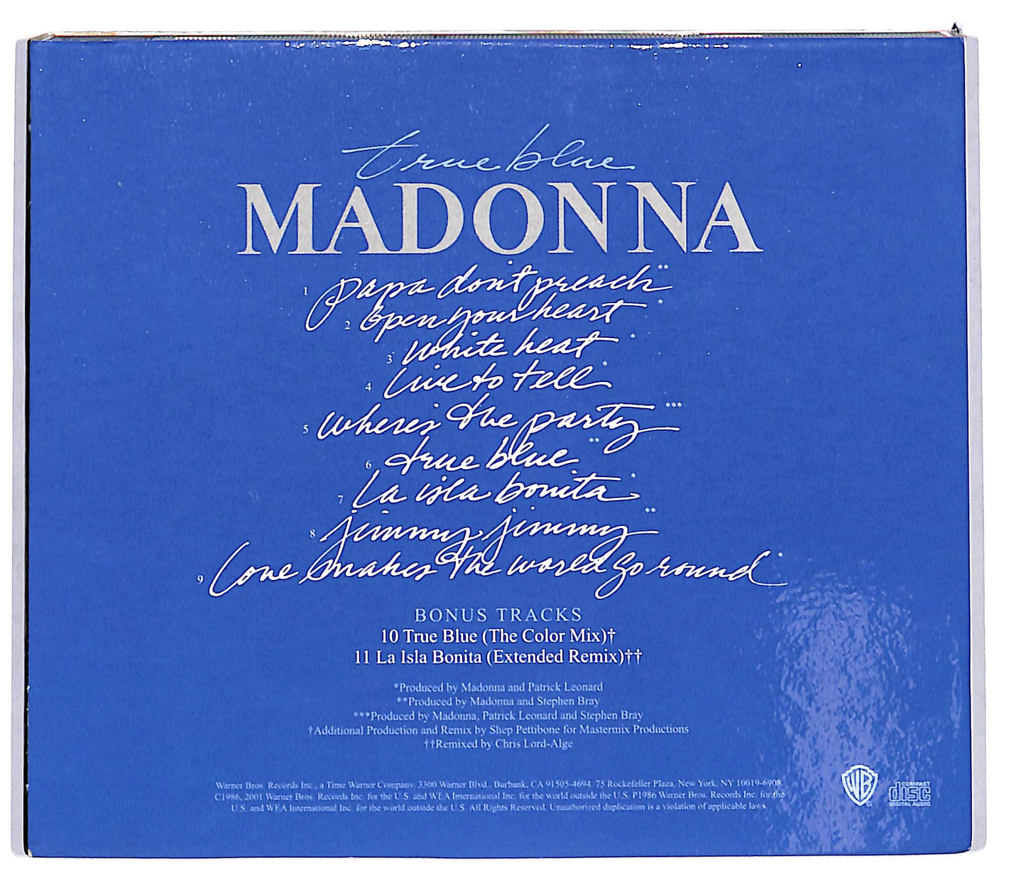 EBOND Madonna - True Blue CD CD103502