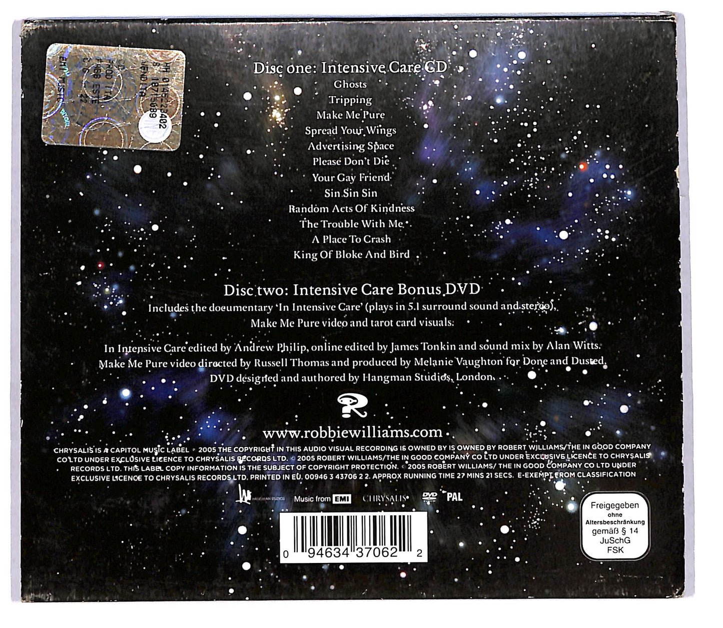 EBOND Robbie Williams - Intensive Care + DVD CD CD103516