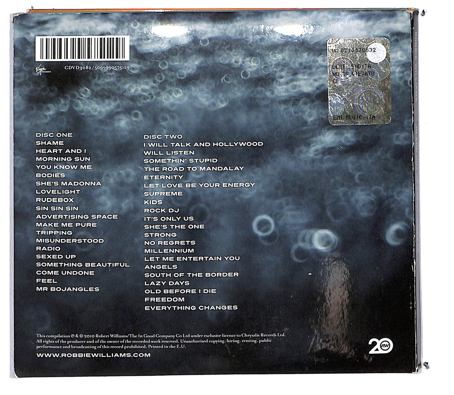 EBOND Robbie Williams - In And Out Of Consciousness CD CD103518