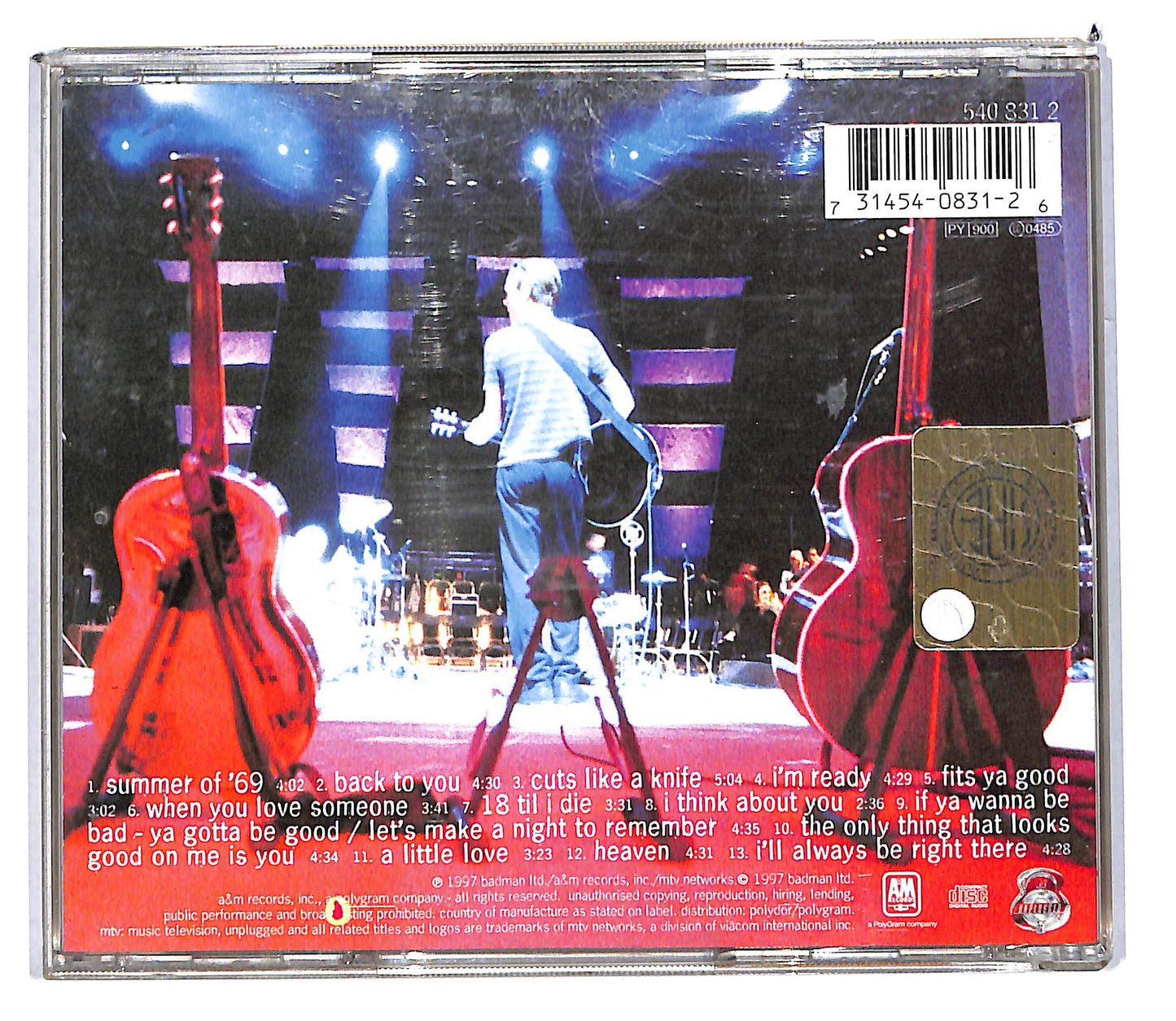EBOND Bryan Adams - Unplugged CD CD103528