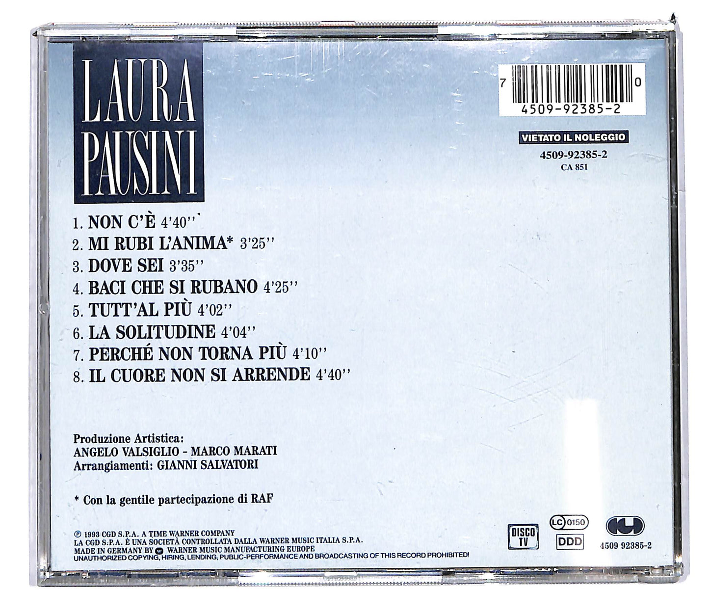 EBOND Laura Pausini - Laura Pausini CD CD103703