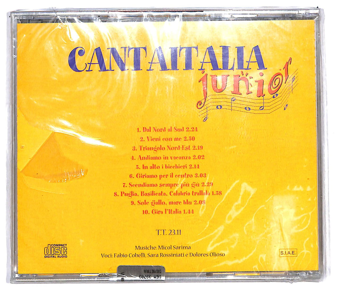 EBOND Various - Cantaitalia junior Canzoni delle regioni italiane CD CD103706