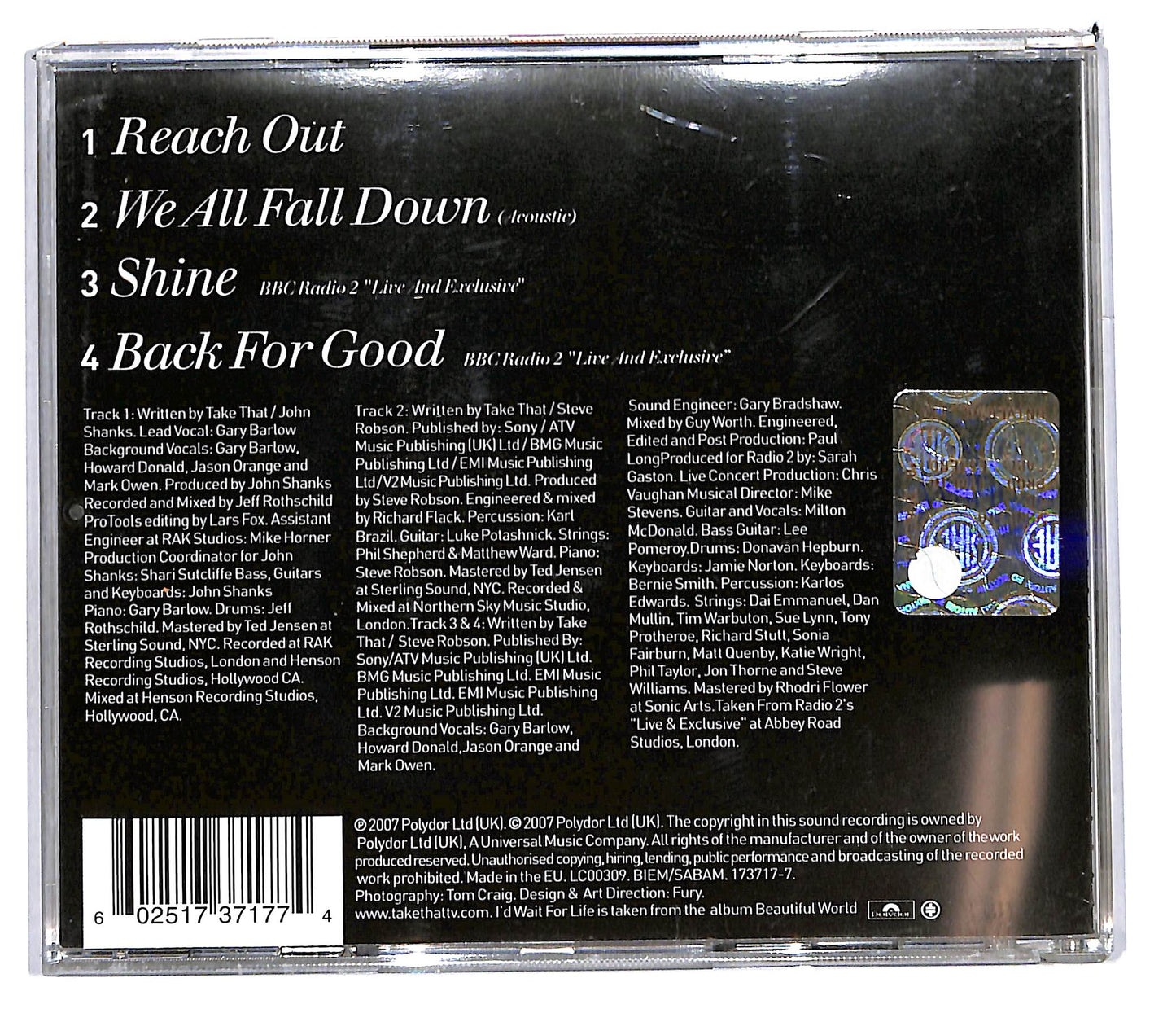 EBOND Take That - Reach Out CD CD103710
