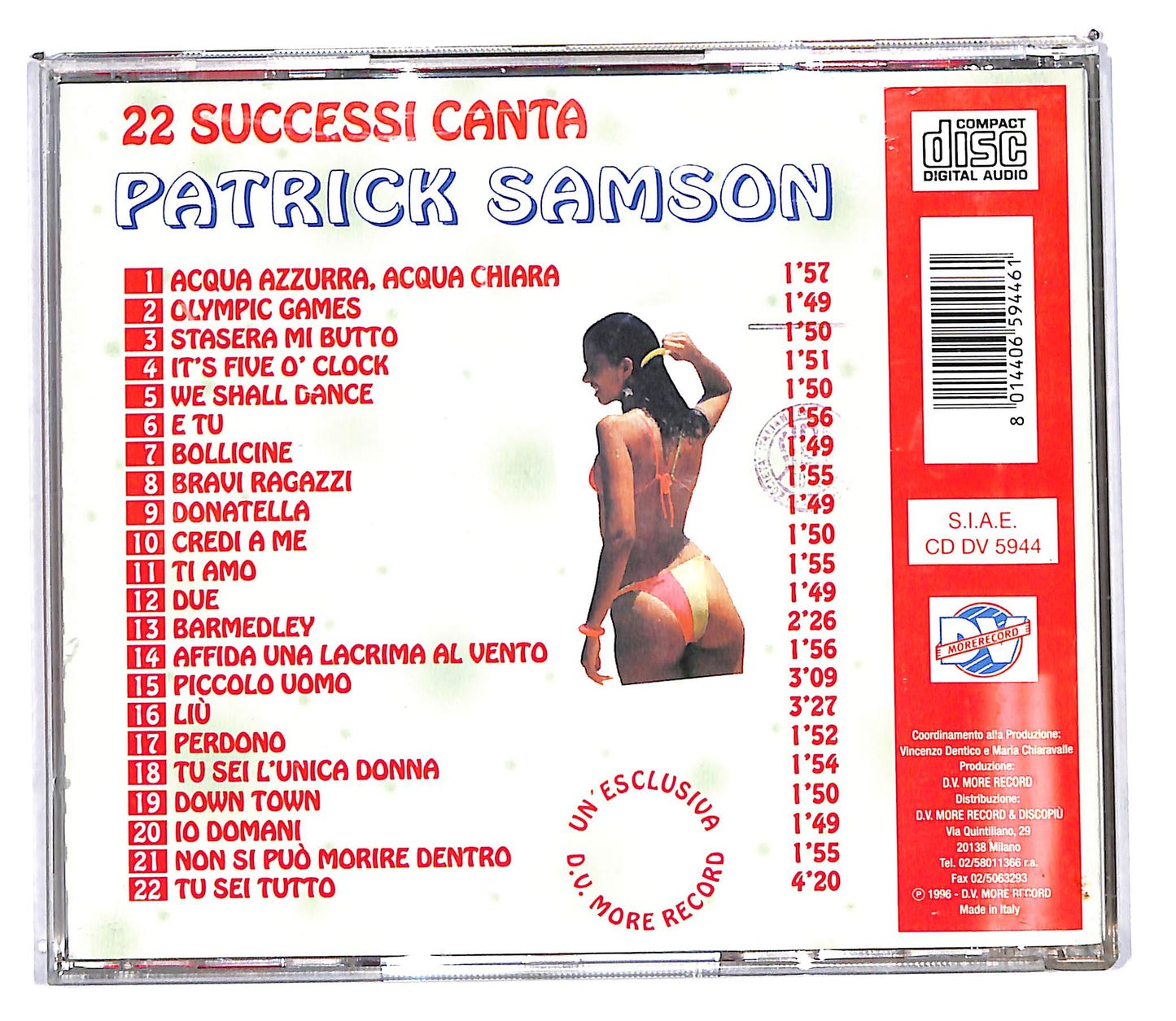 EBOND Patrick Samson - canta 22 successi CD CD103748