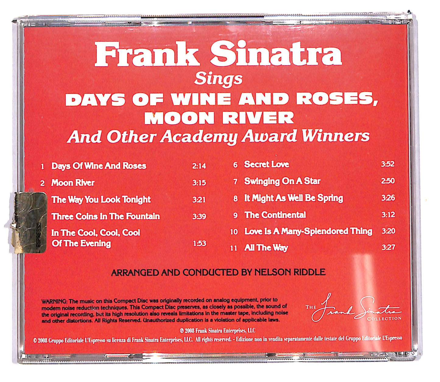 EBOND Frank Sinatra - Academy Award Winners EDITORIALE CD CD103844