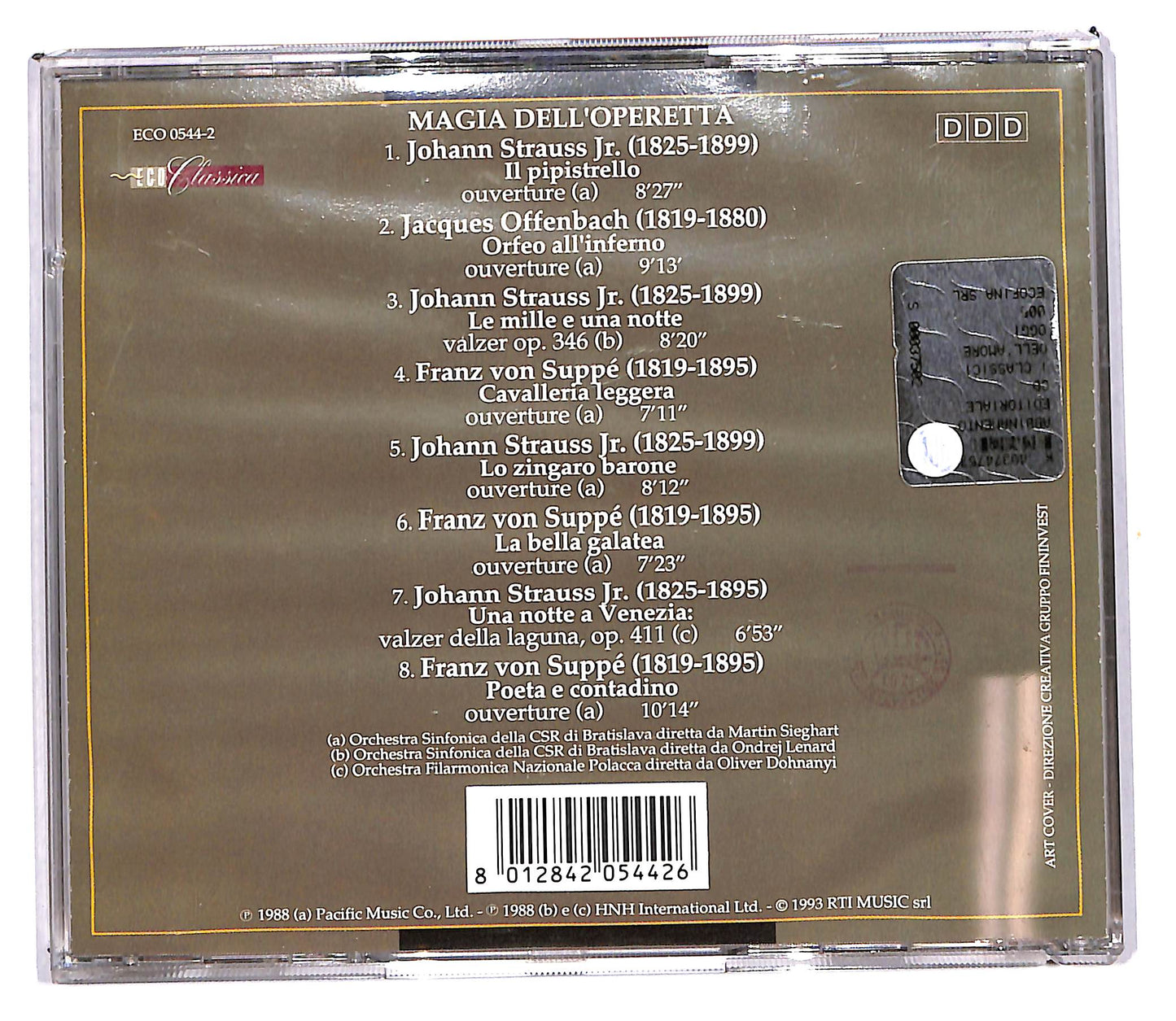 EBOND Various -Magia dell'operetta CD CD103845