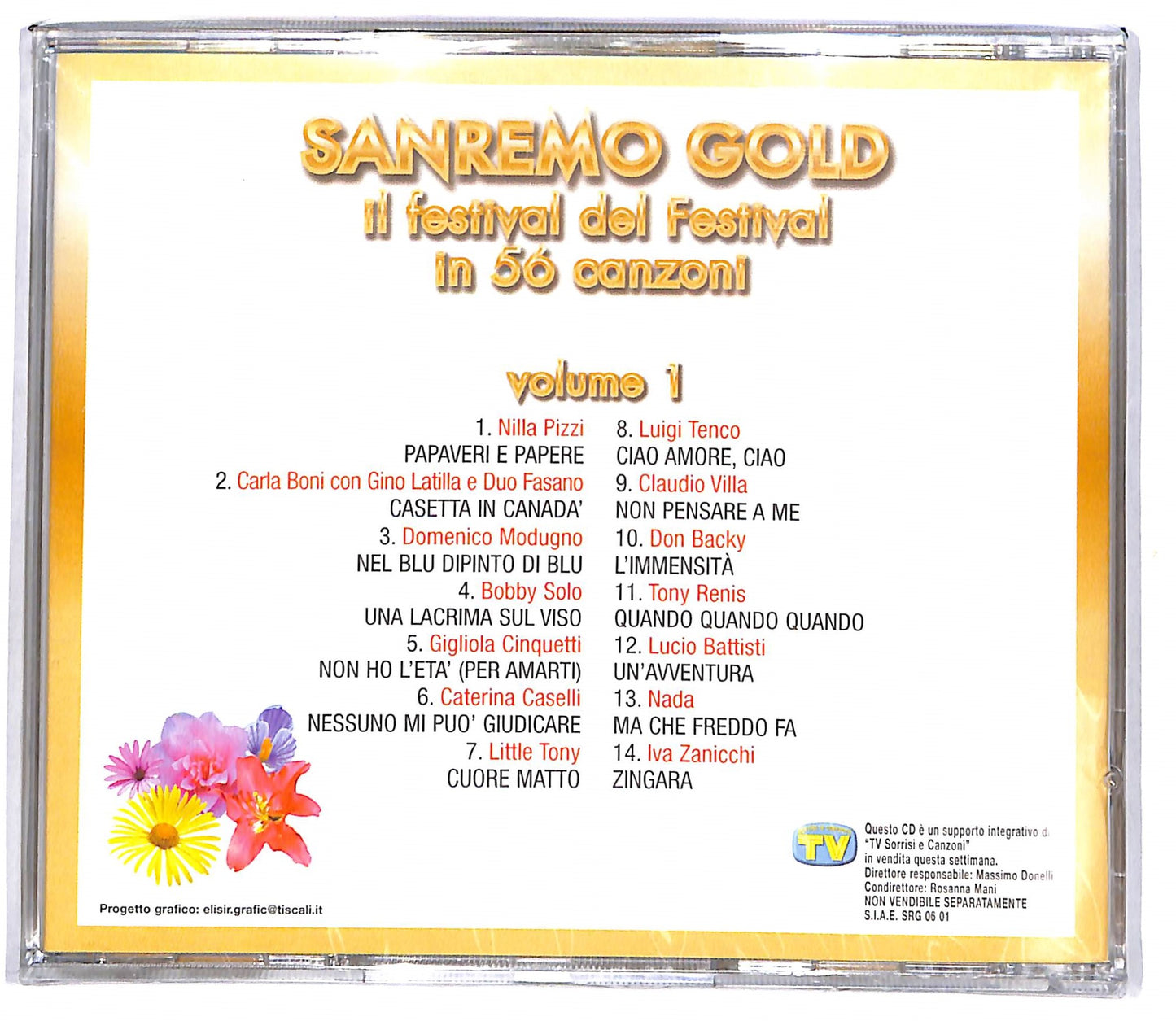 EBOND Sanremo Gold 1 - Il Festival Del Festival In 56 Canzoni CD CD103917