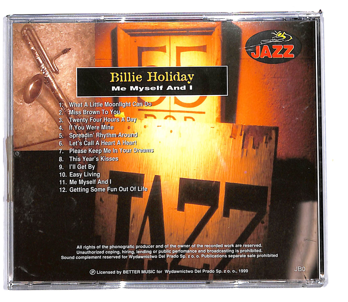 EBOND Billie Holiday - Me Myself And I EDITORIALE CD CD103919