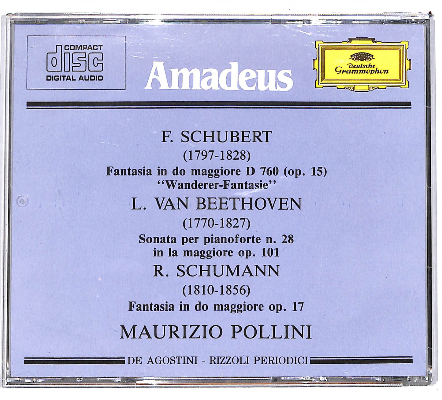 EBOND Schubert Beethoven Schumann - Wanderer-Fantasie - Sonata CD CD103931