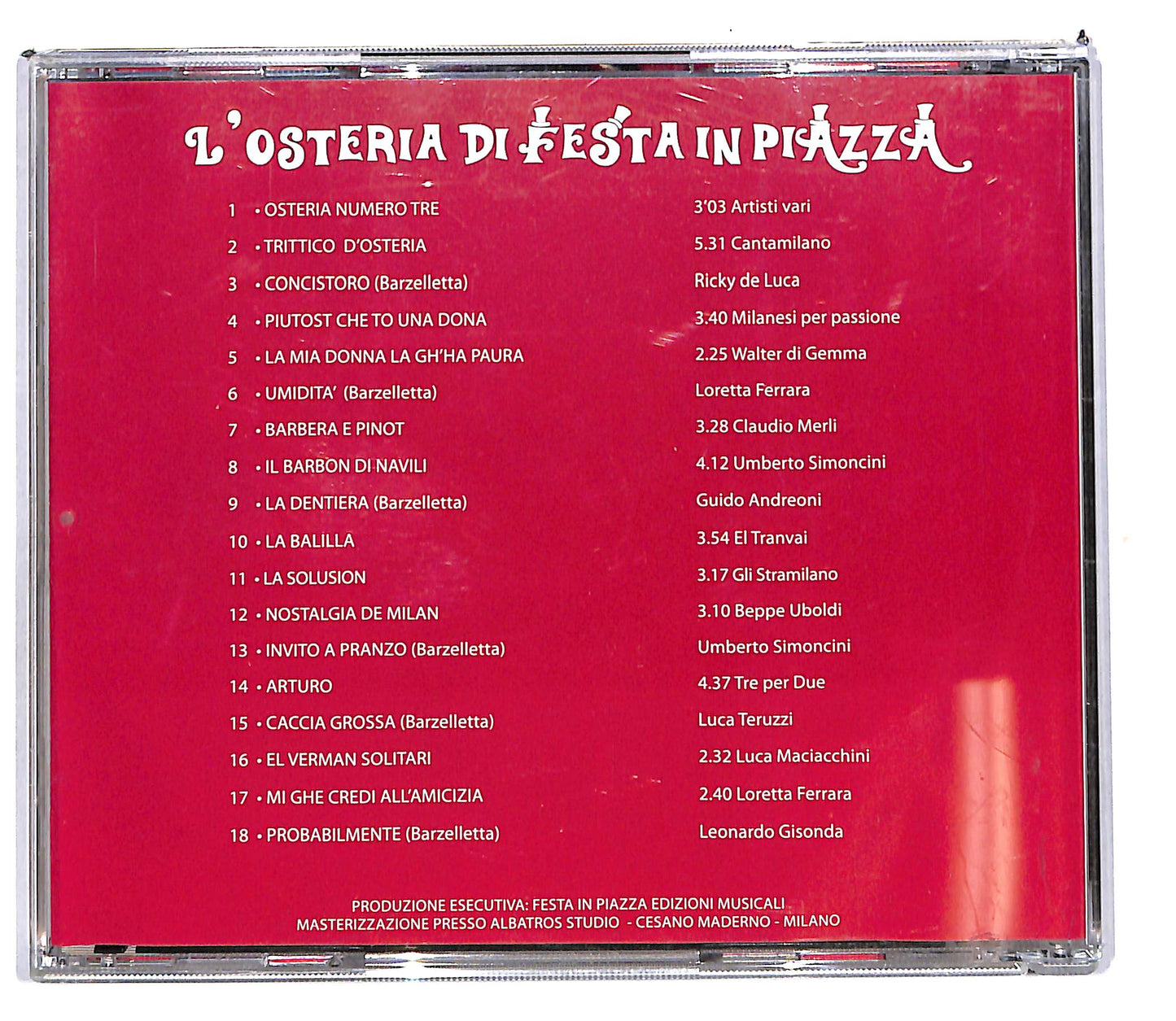 EBOND L'orchestra di festa in piazza EDITORIALE CD CD103968