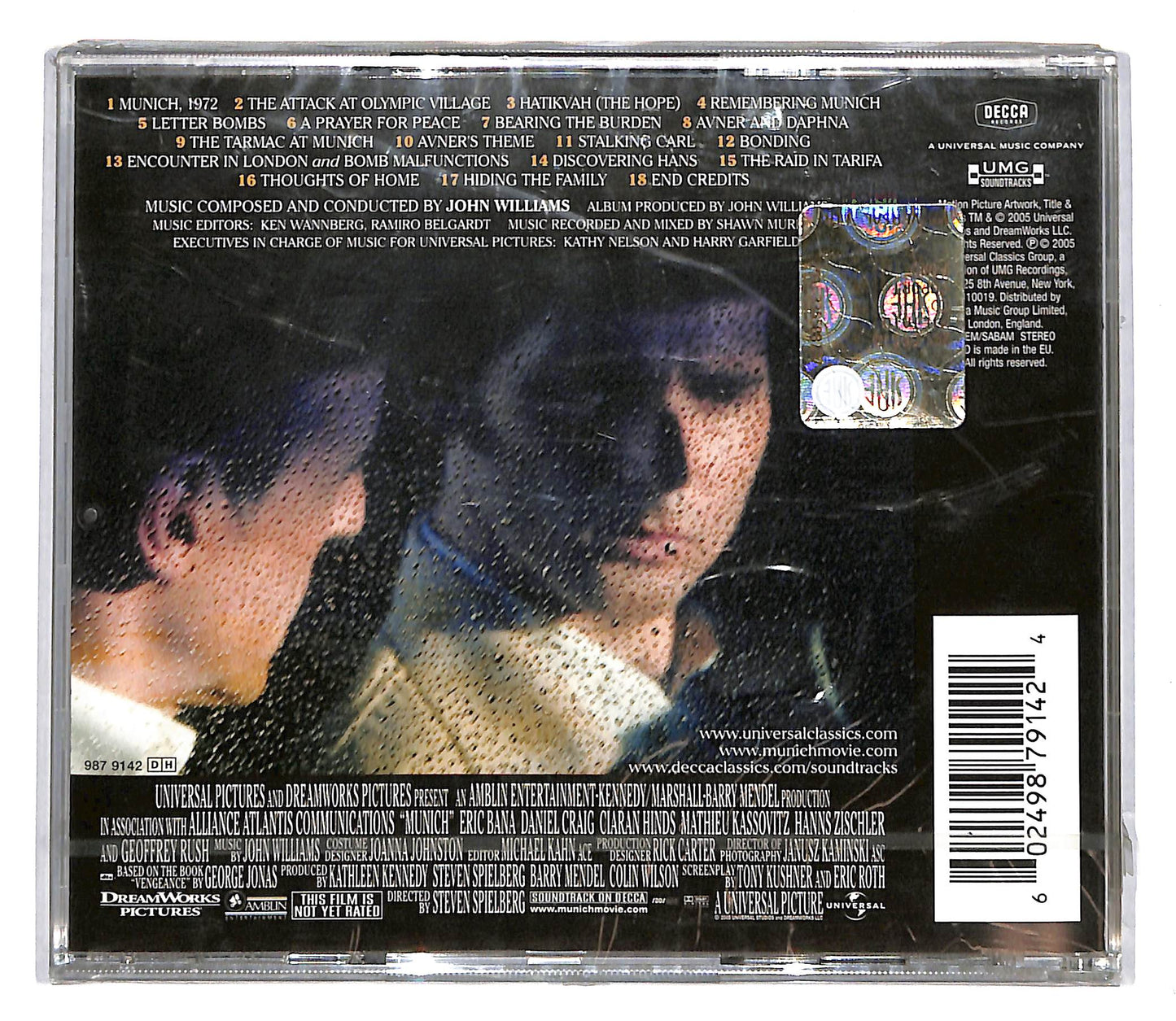 EBOND John Williams (4) - Munich Original Motion Picture Soundtrack CD CD104049