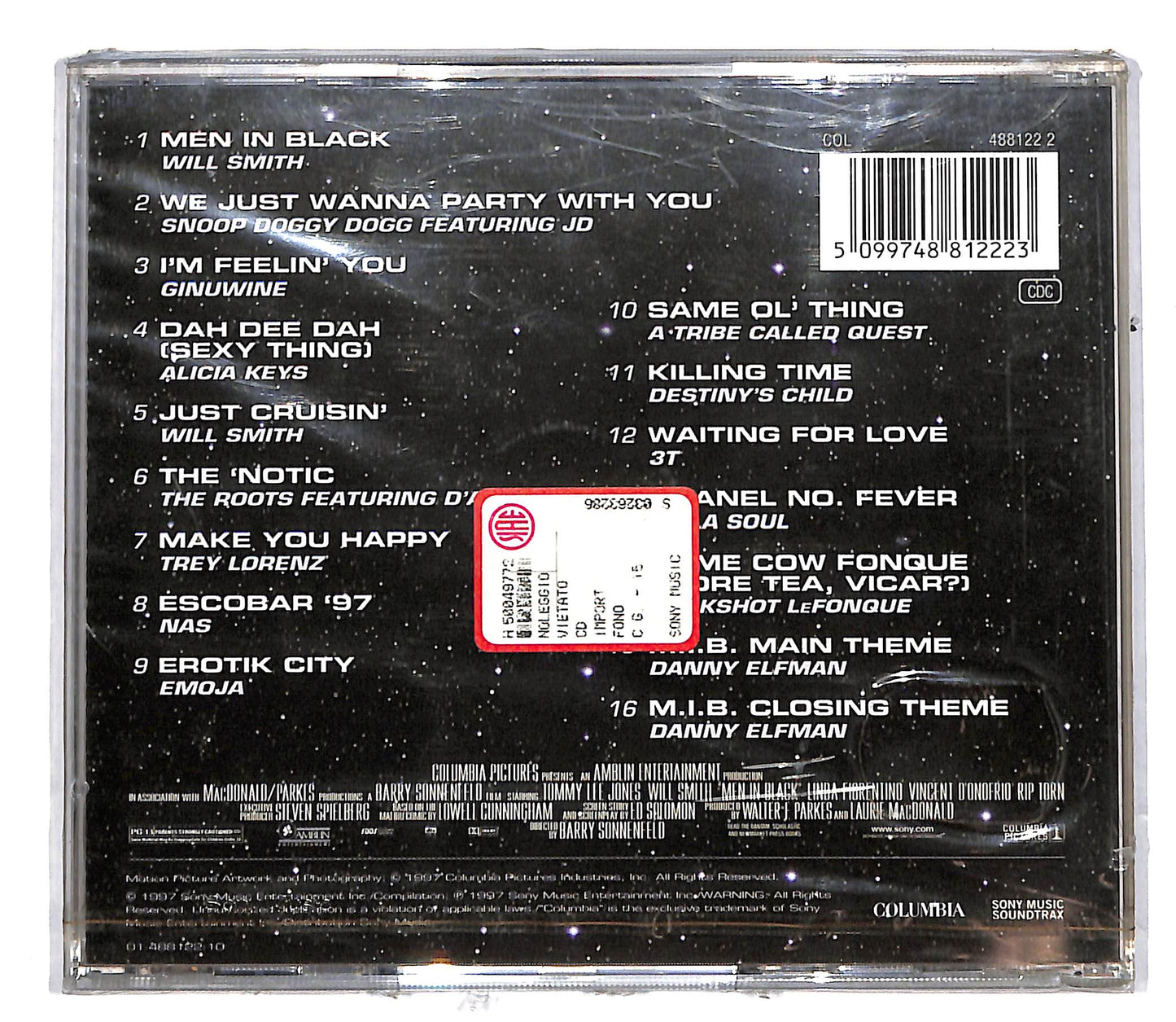 EBOND Various - Men In Black - The Album CD CD104057