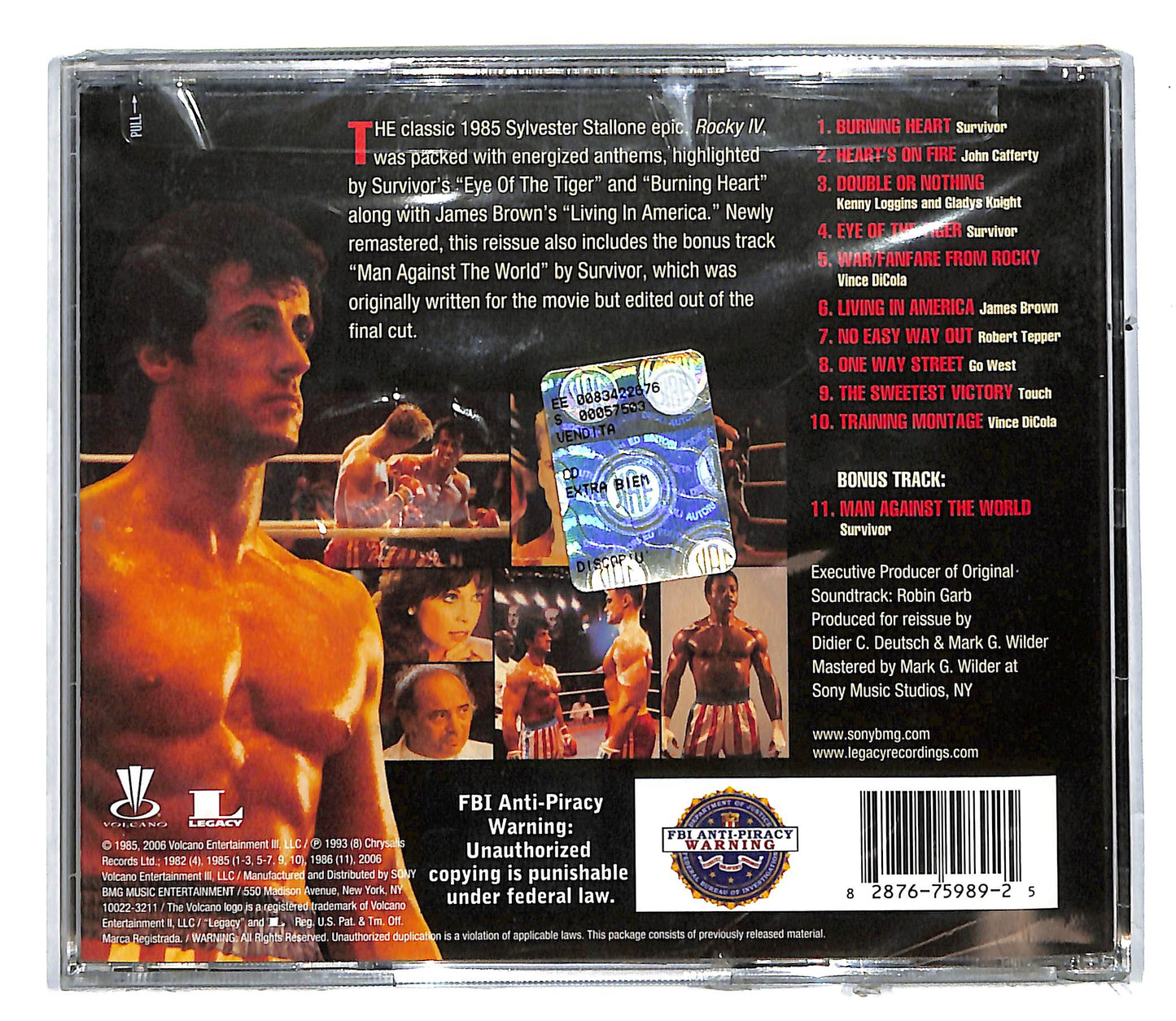 EBOND Various - Rocky IV Soundtrack CD CD104106