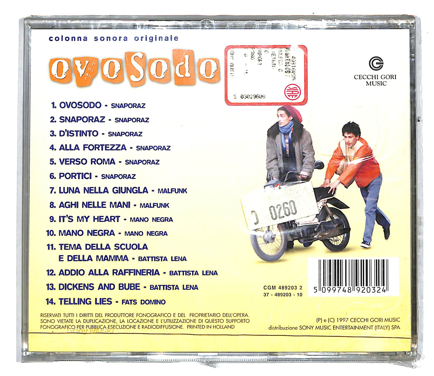 EBOND Various - Ovosodo CD CD104117