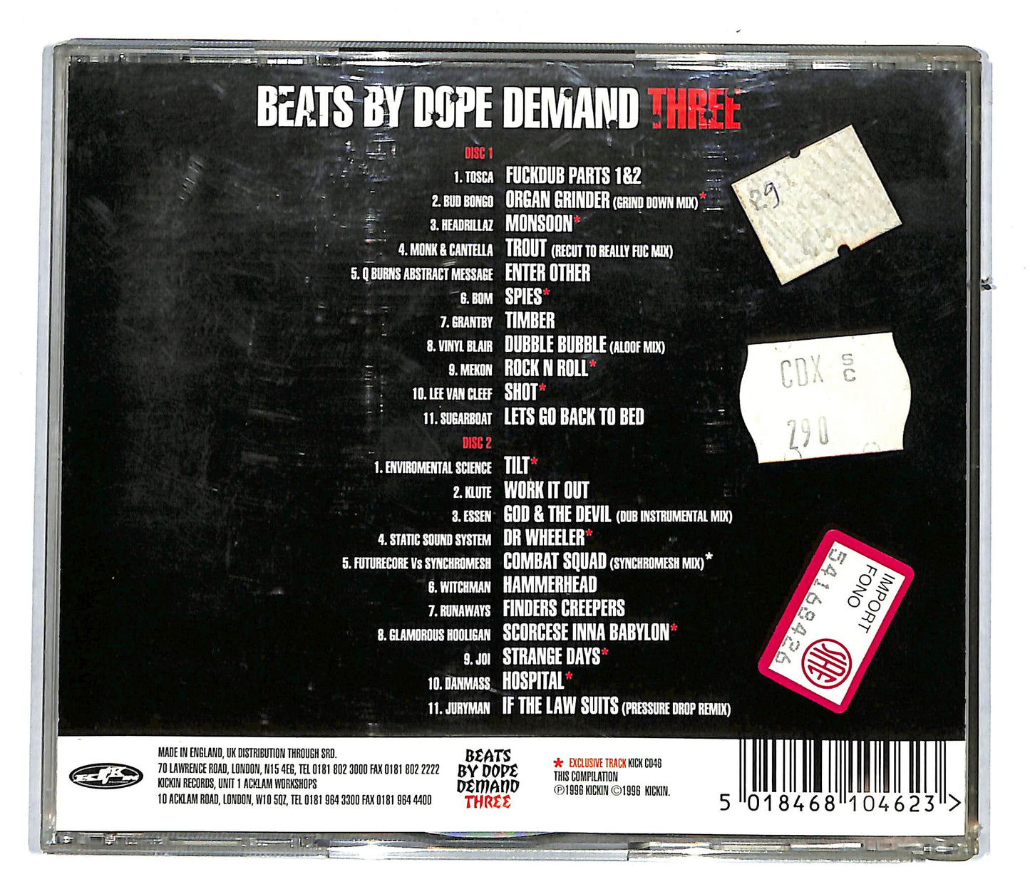 EBOND Various - Beats By Dope Demand Three CD CD104138
