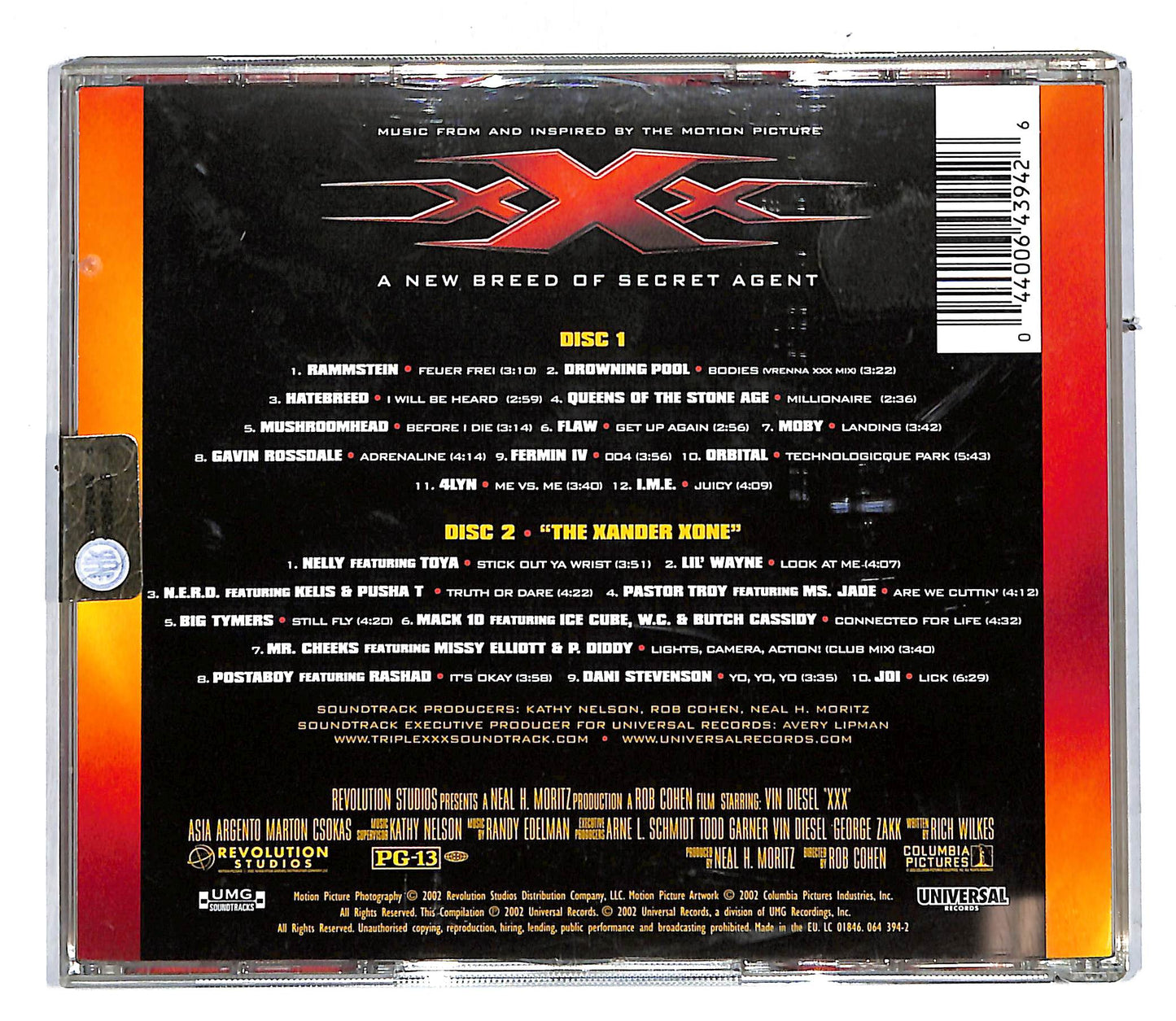 EBOND Various - Music From And Inspired By The Motion Picture xXx CD CD104139
