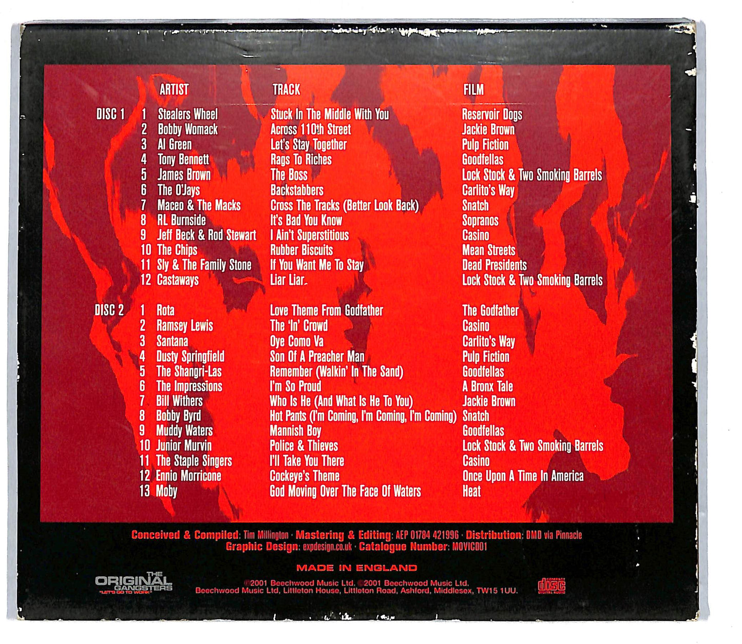 EBOND Various - The Original Gangsters CD CD104142