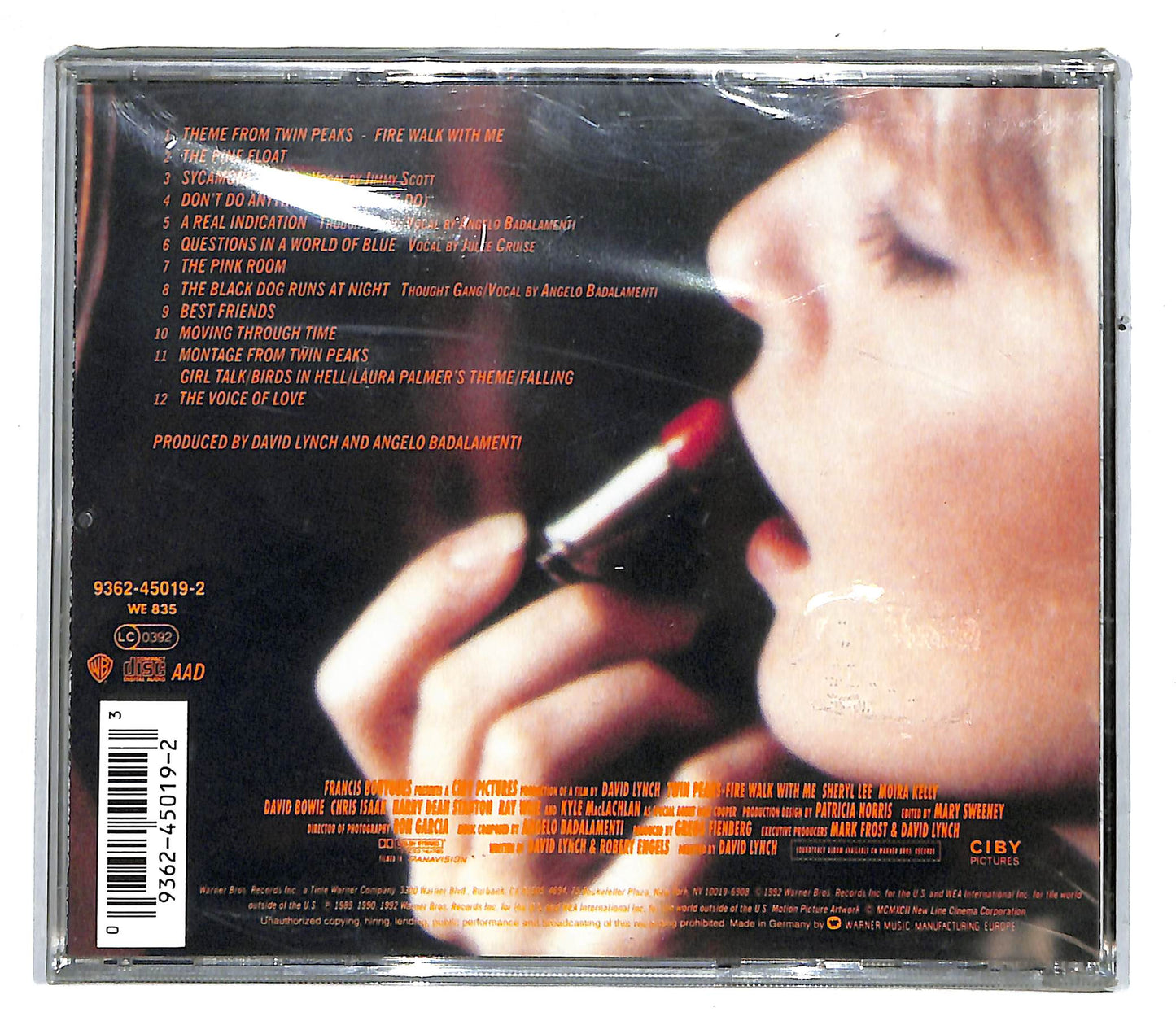 EBOND Angelo Badalamenti - Twin Peaks - Fire Walk With Me CD CD104155