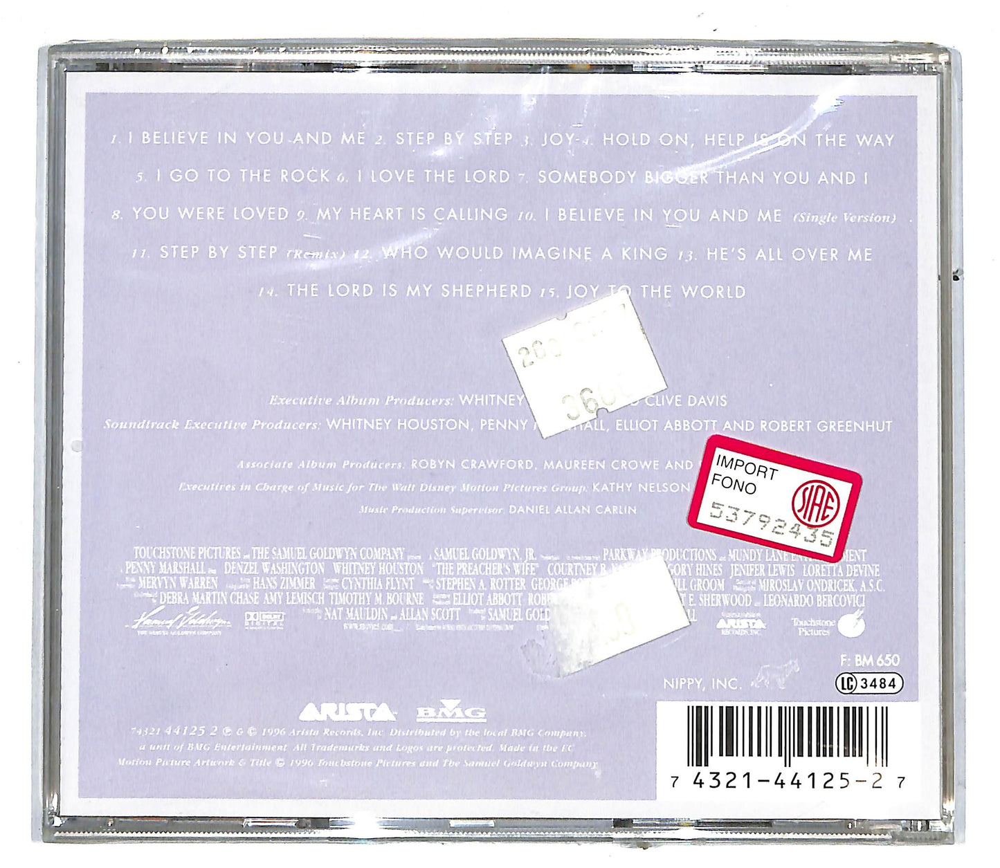 EBOND Whitney Houston - The Preacher's Wife Soundtrack CD CD104213
