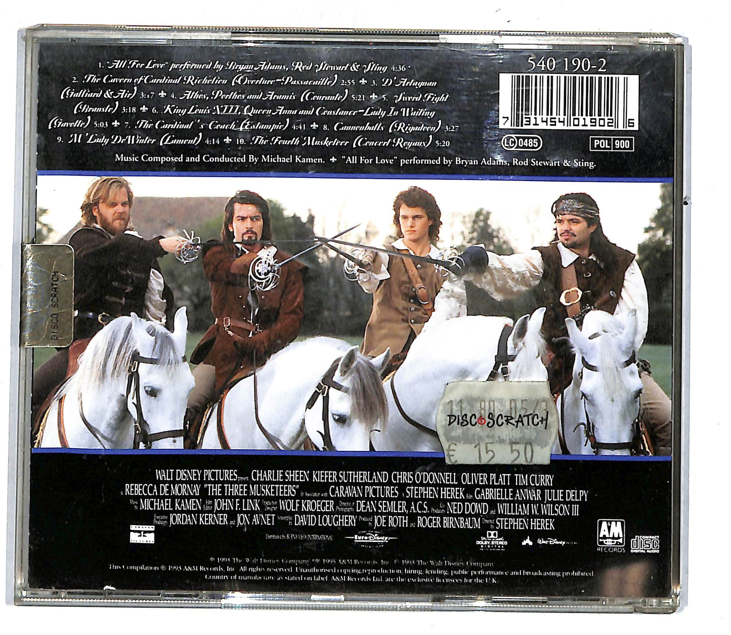 EBOND Michael Kamen - The Three Musketeers Original Soundtrack CD CD104214