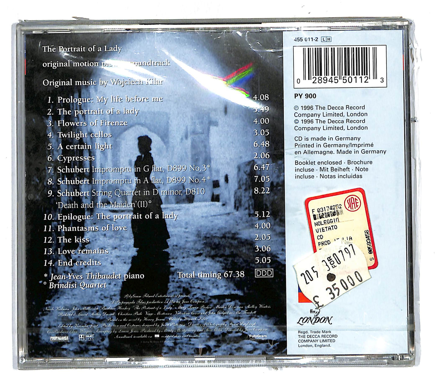 EBOND Various - ritratto di signora colonna sonora originale CD CD104215