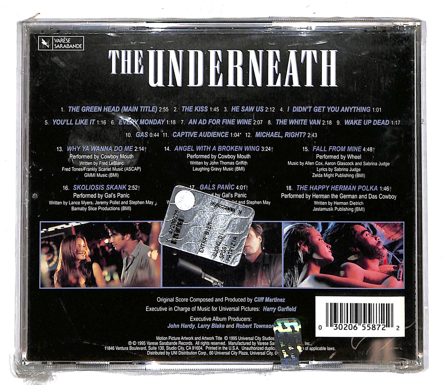 EBOND Cliff Martinez - The Underneath (Soundtrack) CD CD104305
