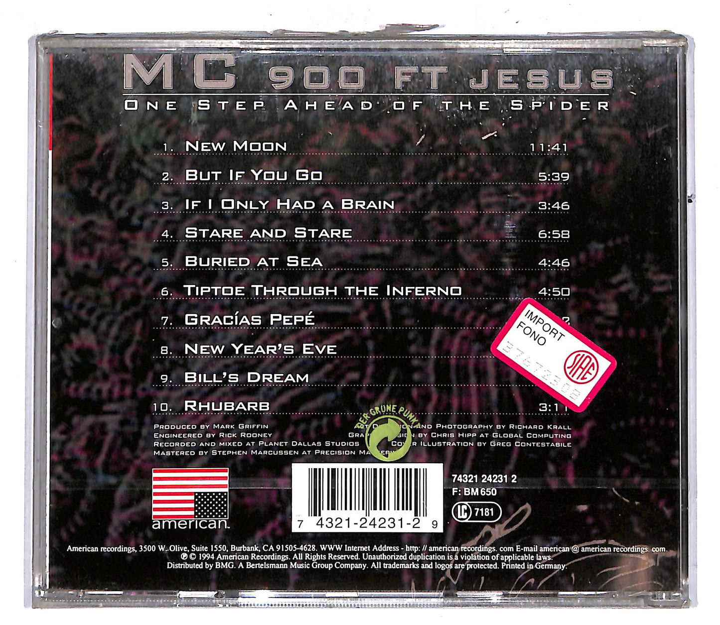 EBOND MC 900 Ft Jesus - One Step Ahead Of The Spider CD CD104328