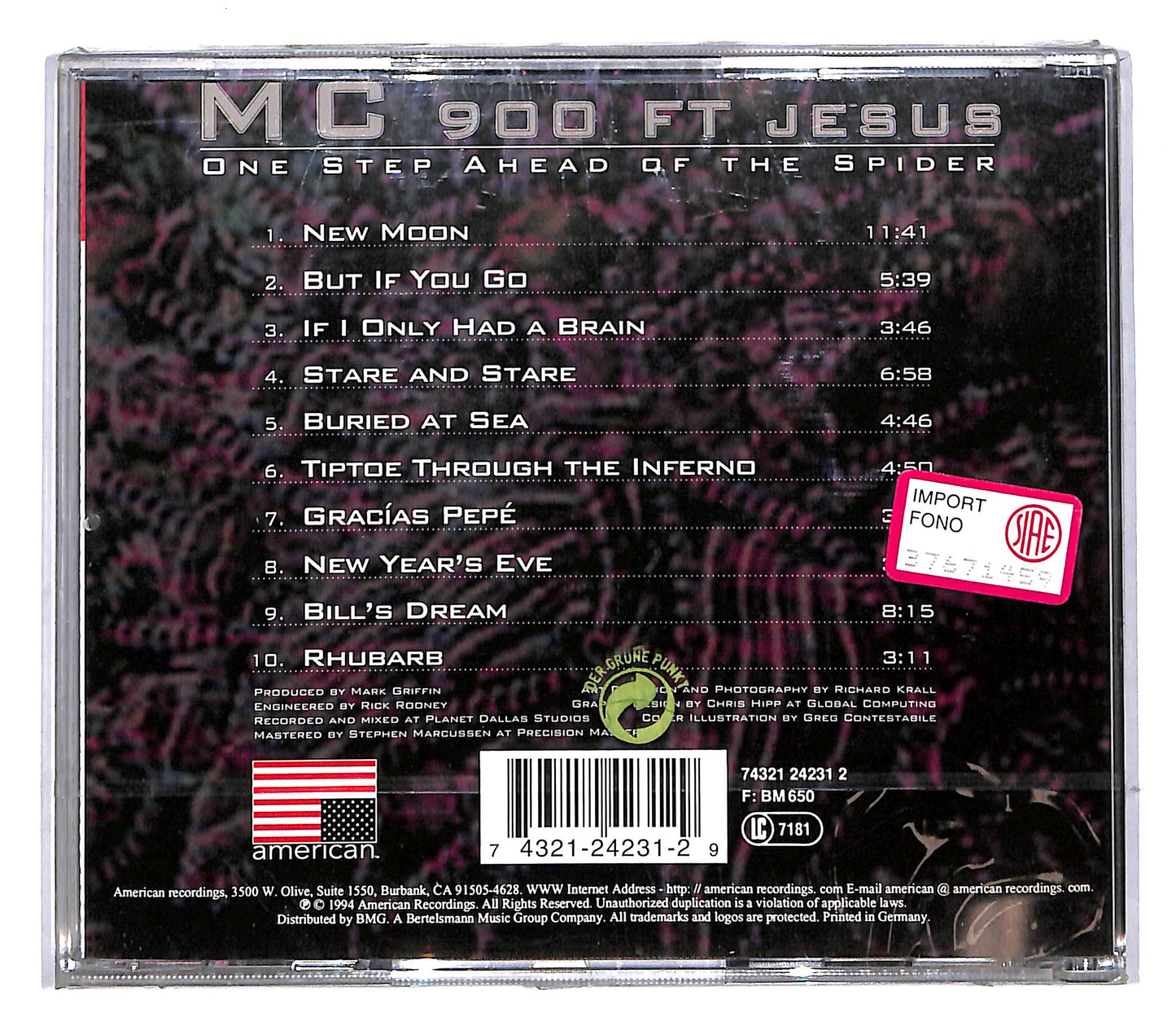 EBOND MC 900 Ft Jesus - One Step Ahead Of The Spider CD CD104406