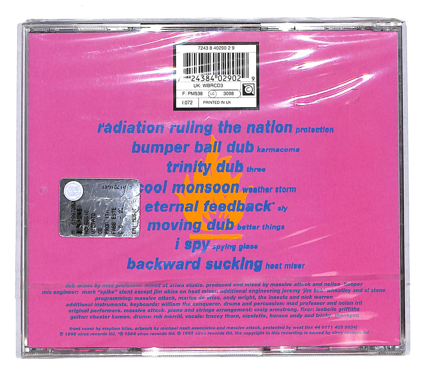 EBOND Massive Attack V Mad Professor - No Protection CD CD104409