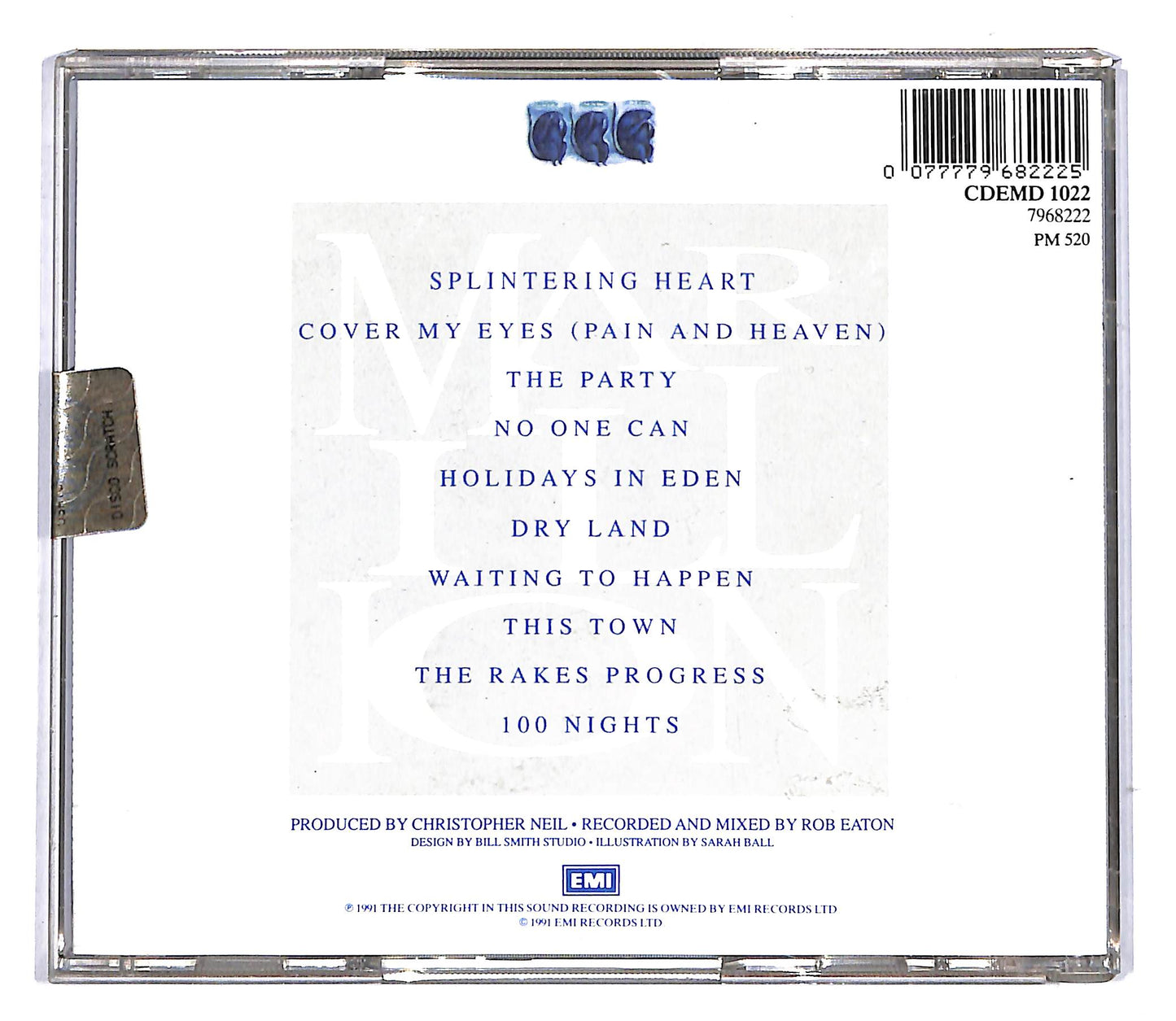 EBOND Marillion - Holidays In Eden CD CD104425