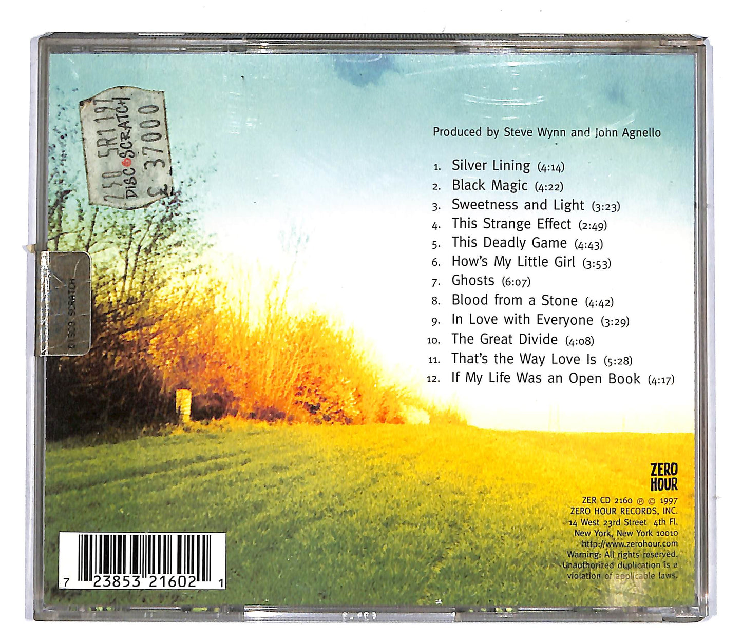 EBOND Steve Wynn - Sweetness And Light CD CD104440