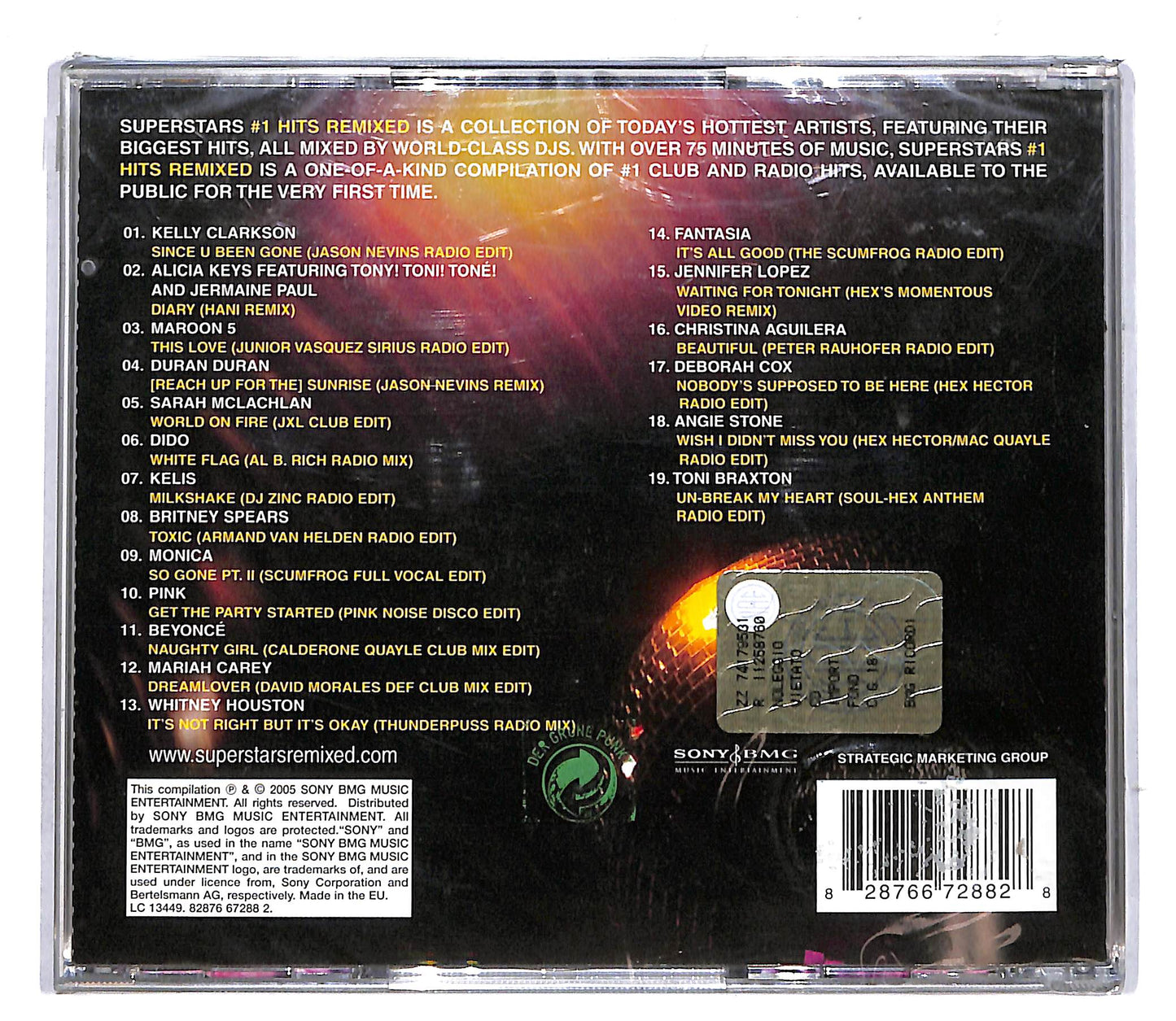 EBOND Various - Superstars #1 Hits Remixed CD CD104446