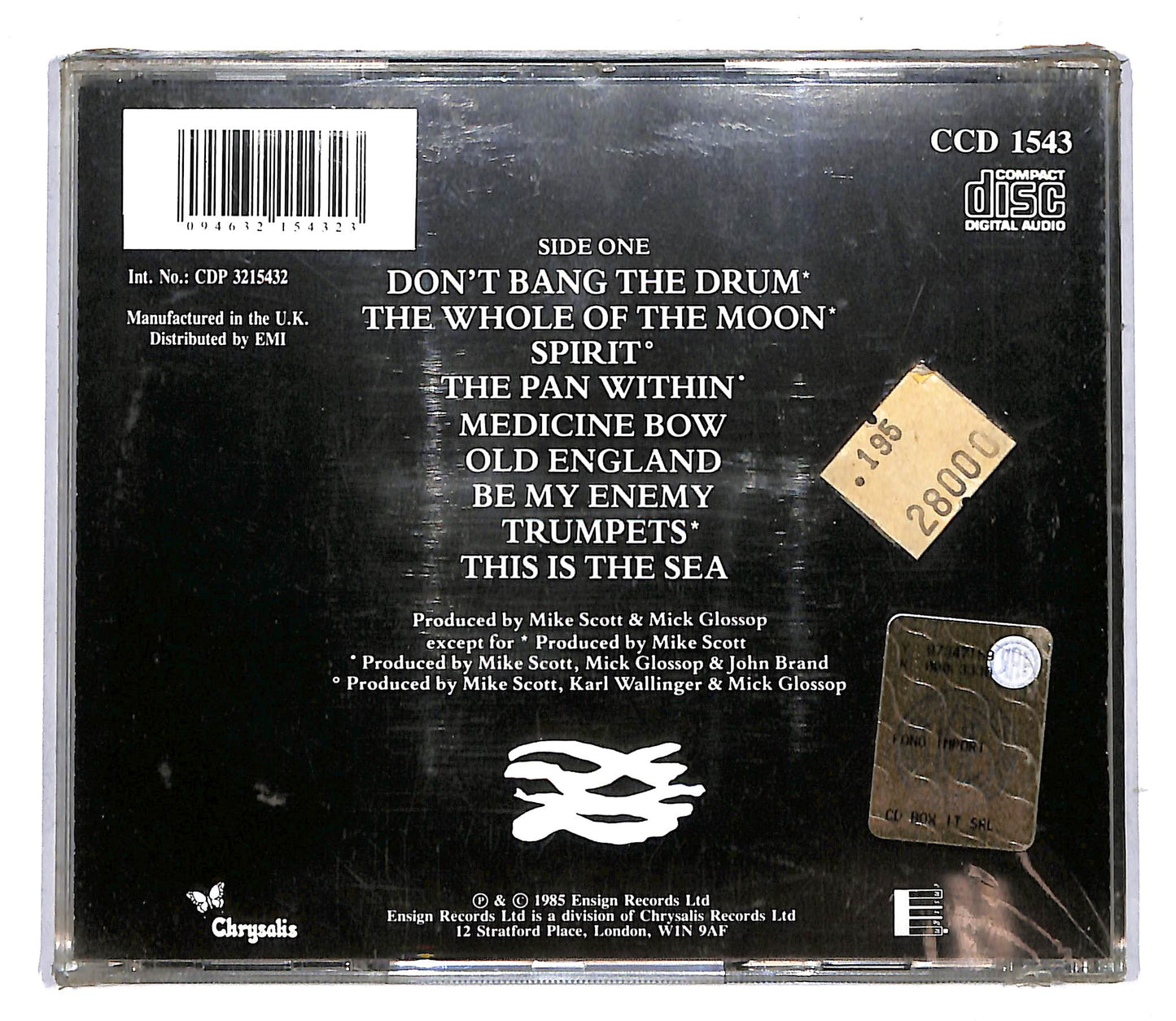 EBOND The Waterboys - This Is The Sea CD CD104452