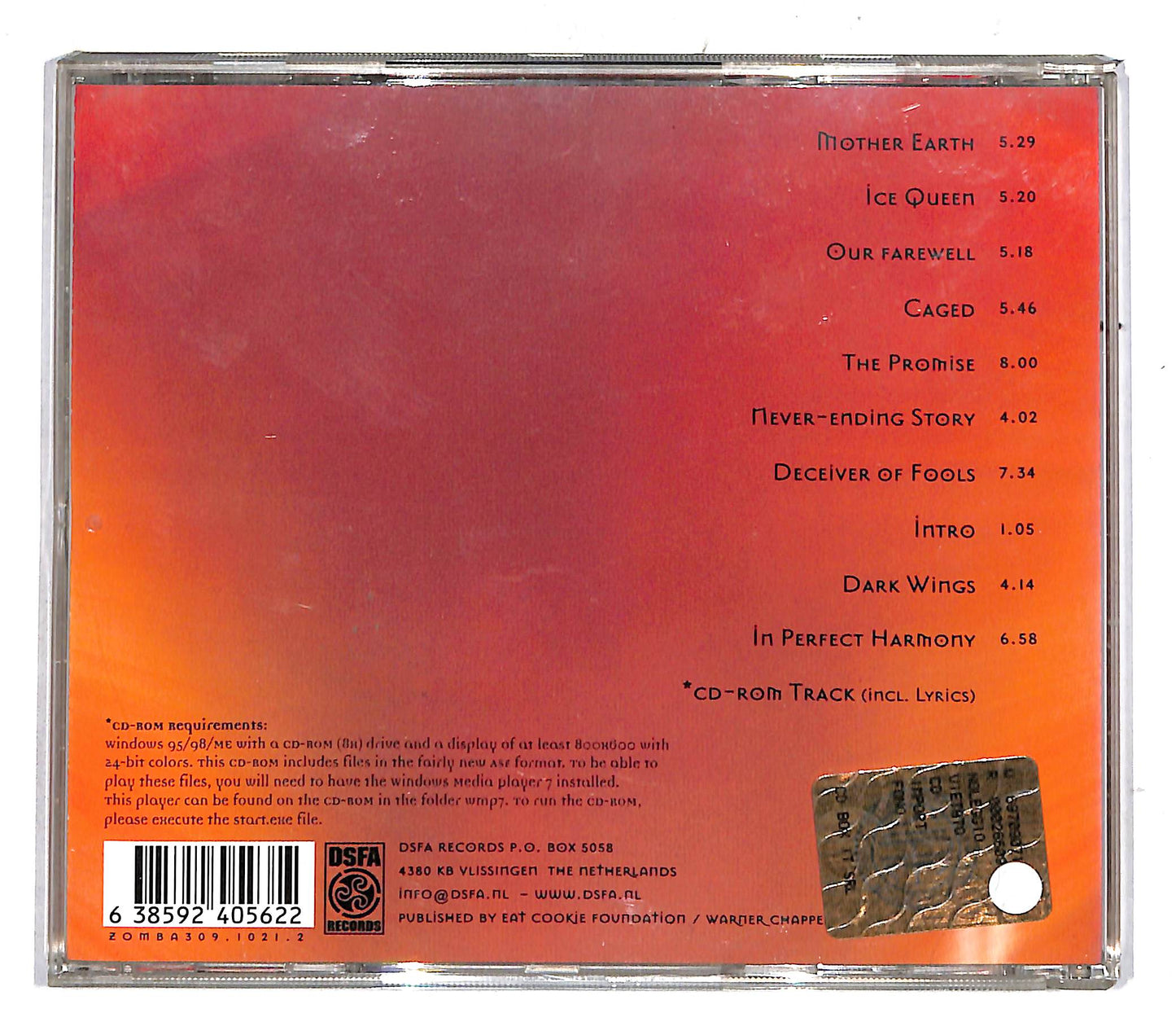EBOND Within Temptation - Mother Earth CD CD104521