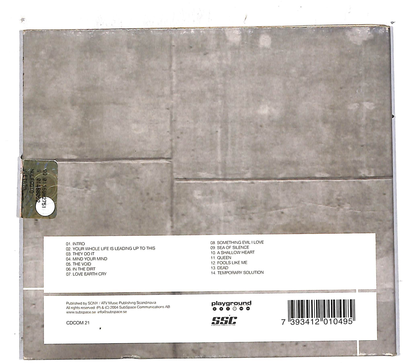 EBOND Vacuum - Your Whole Life Is Leading Up To This DIGIPACK CD CD104524
