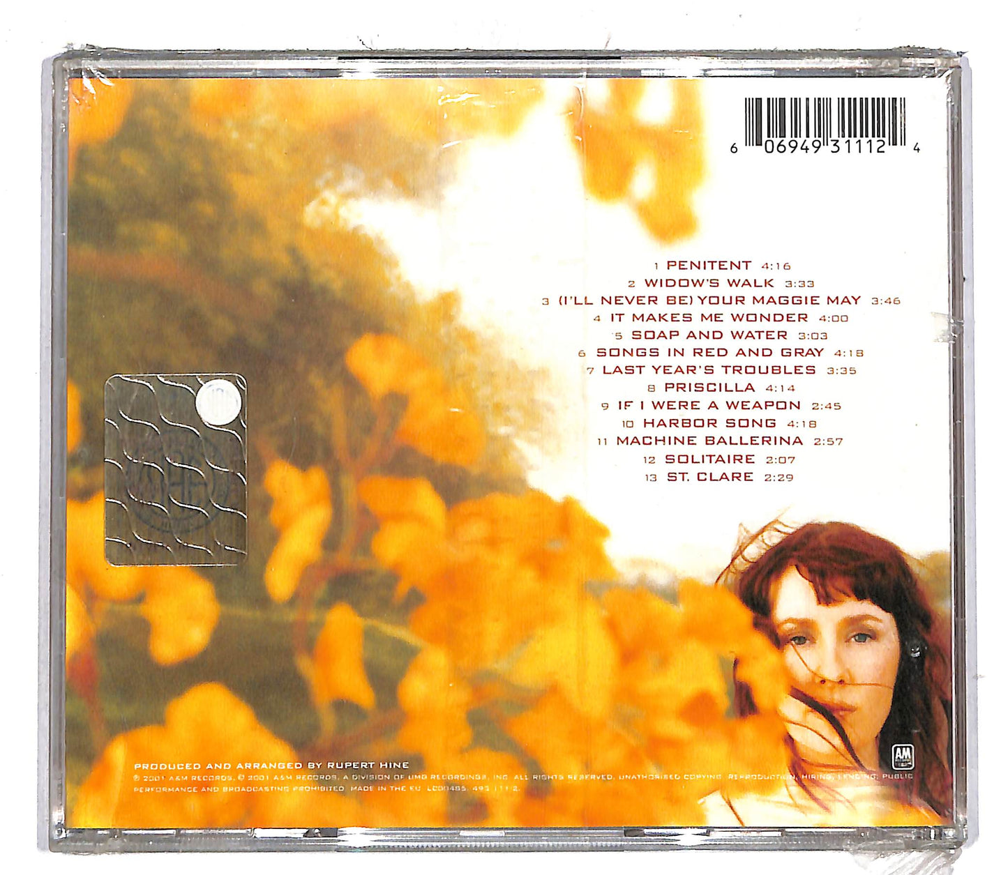 EBOND Suzanne Vega - Songs In Red And Gray CD CD104540