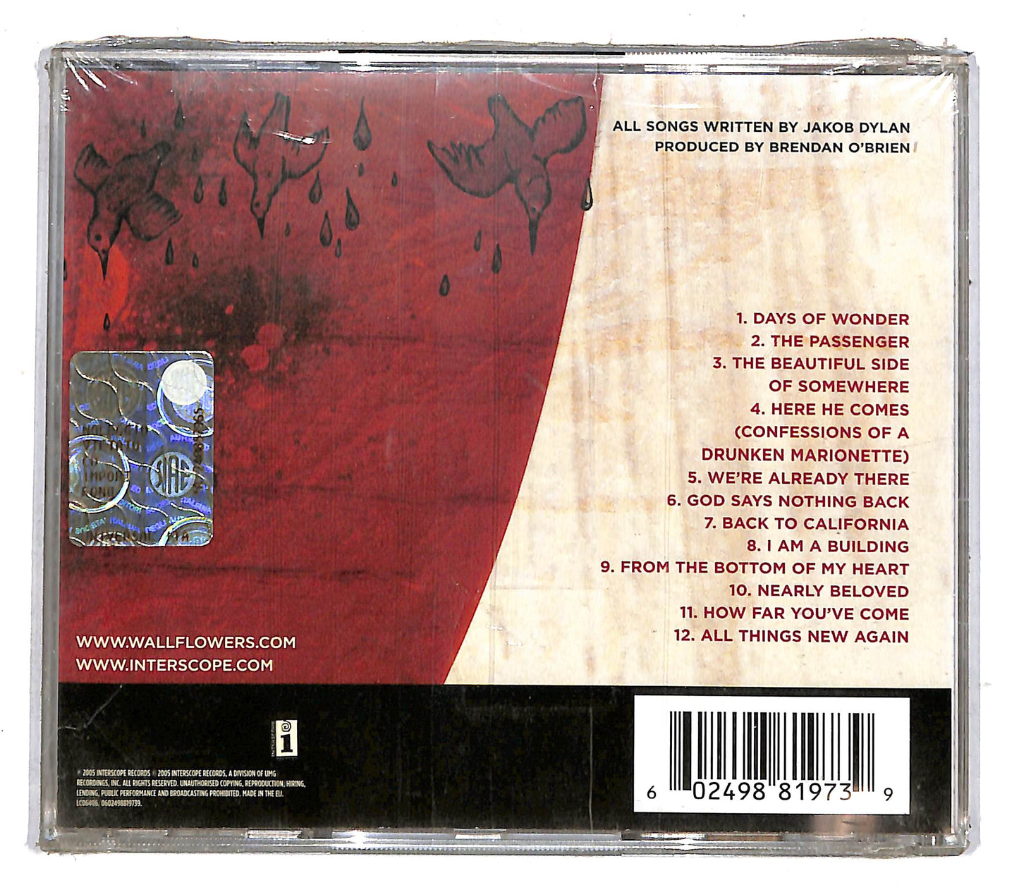 EBOND The Wallflowers - Rebel, Sweetheart CD CD104548