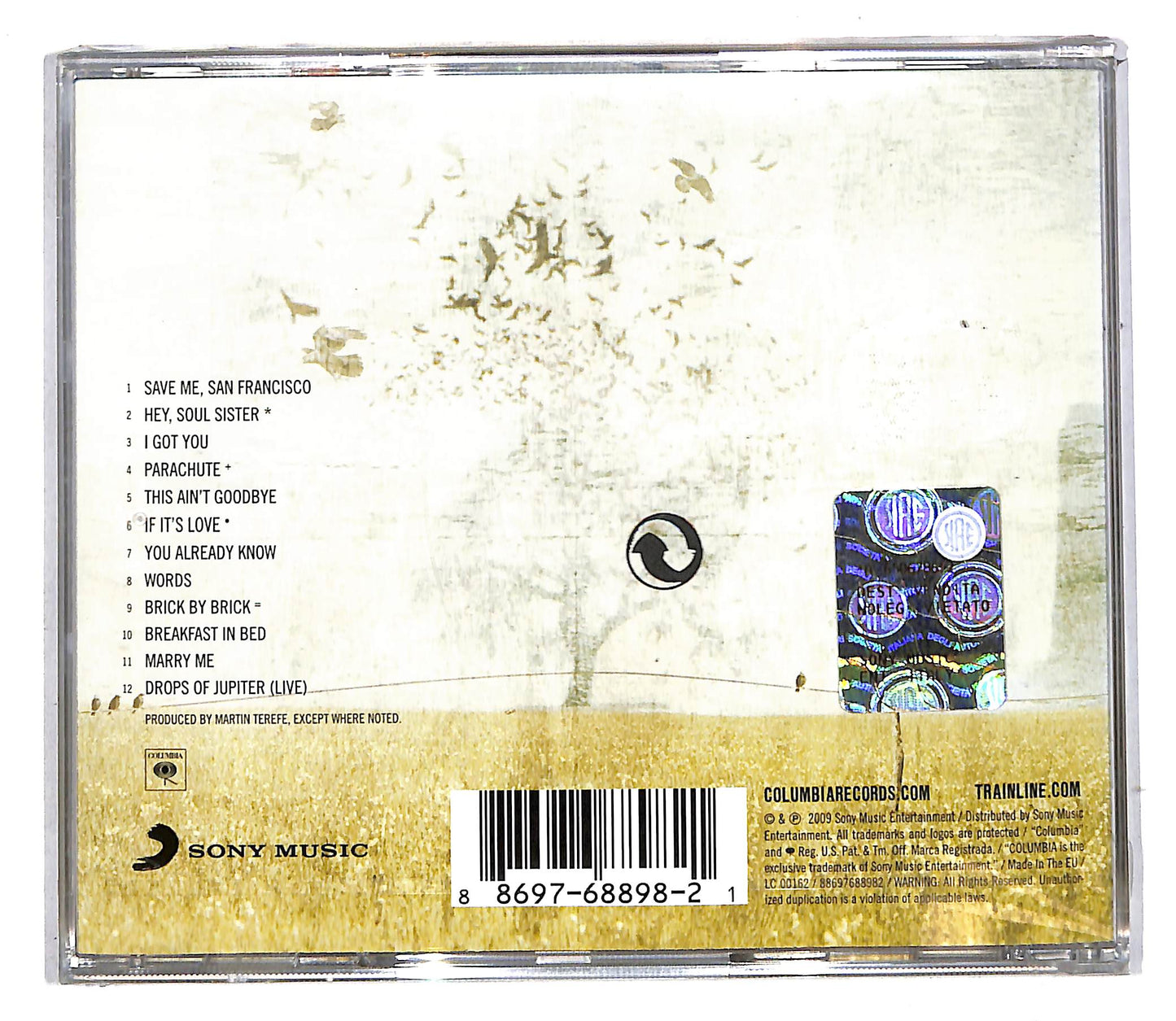 EBOND Train - Save Me, San Francisco CD CD104551