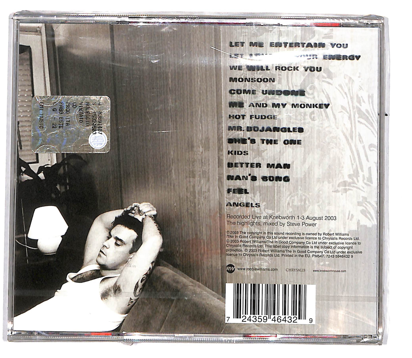EBOND Robbie Williams - Live Summer 2003 CD CD104603