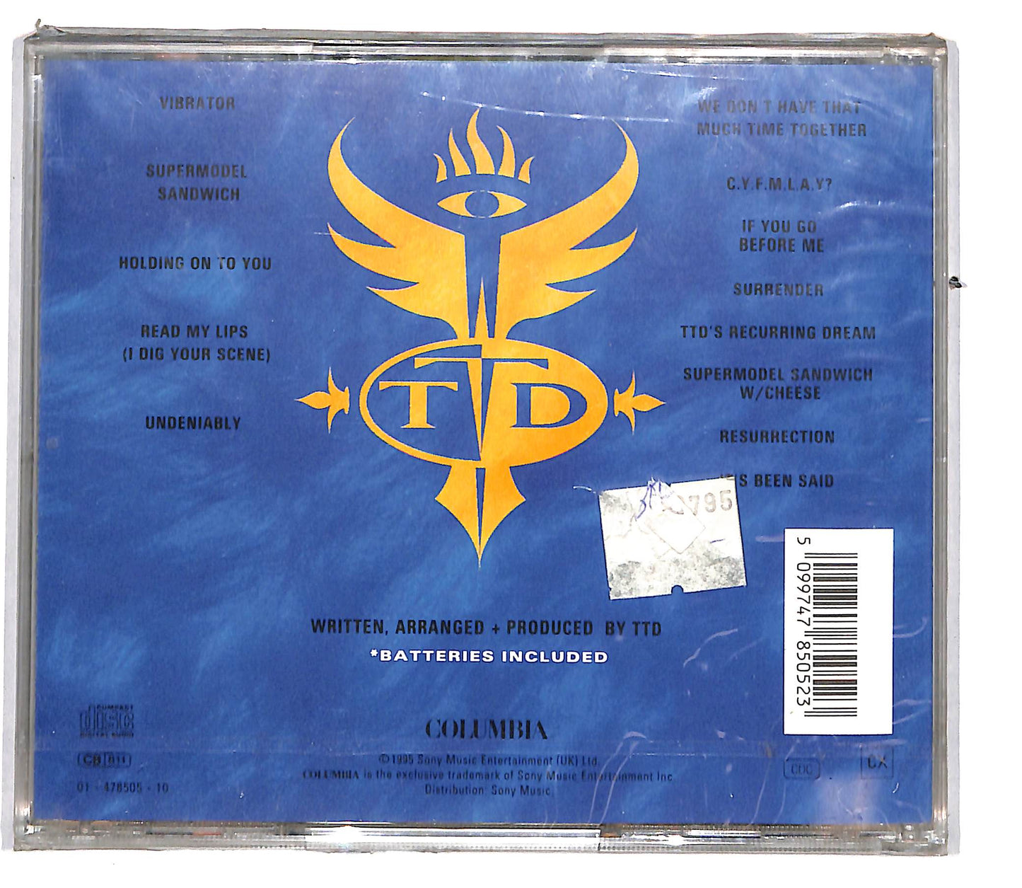 EBOND Terence Trent D'Arby - Terence Trent D'Arby's Vibrator CD CD104618