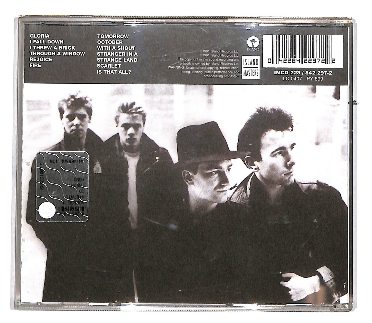 EBOND U2 - October CD CD104621