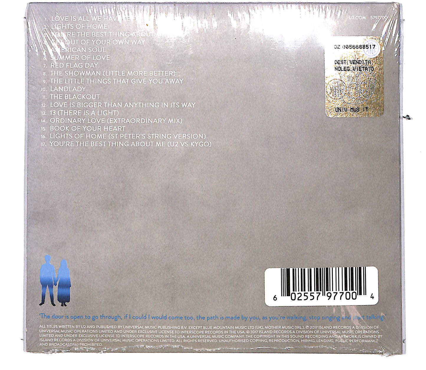 EBOND U2 - Songs Of Experience DIGIPACK CD CD104627