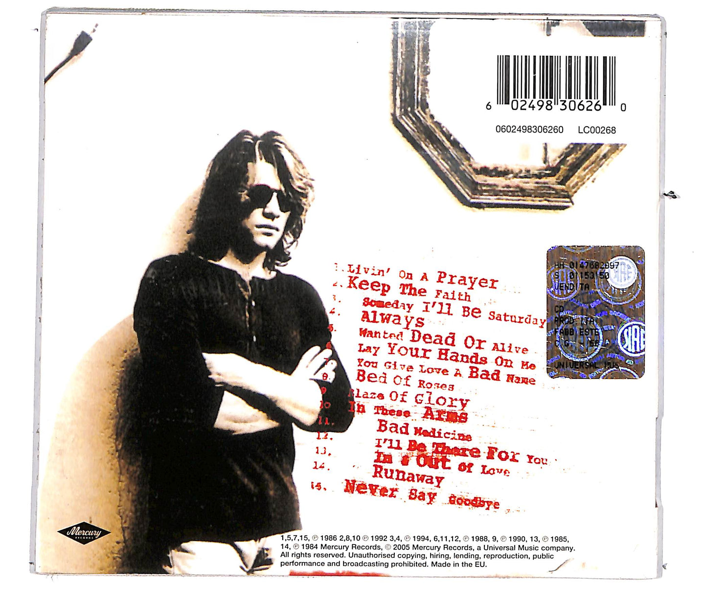 EBOND Bon Jovi - Cross Road (The Best Of Bon Jovi) DIGIPACK CD CD104632